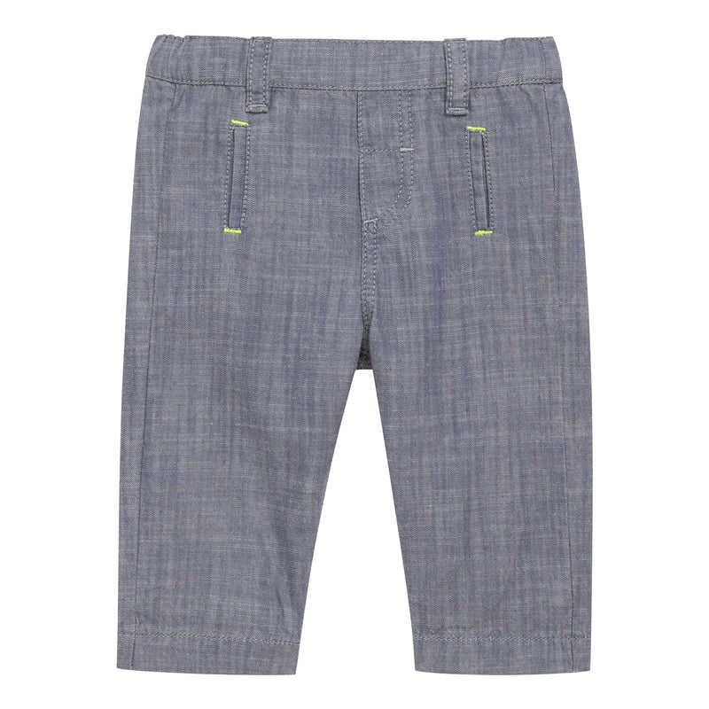 Baby Boys Dark Grey Cotton Hide Pockets Trousers - CÉMAROSE | Children's Fashion Store