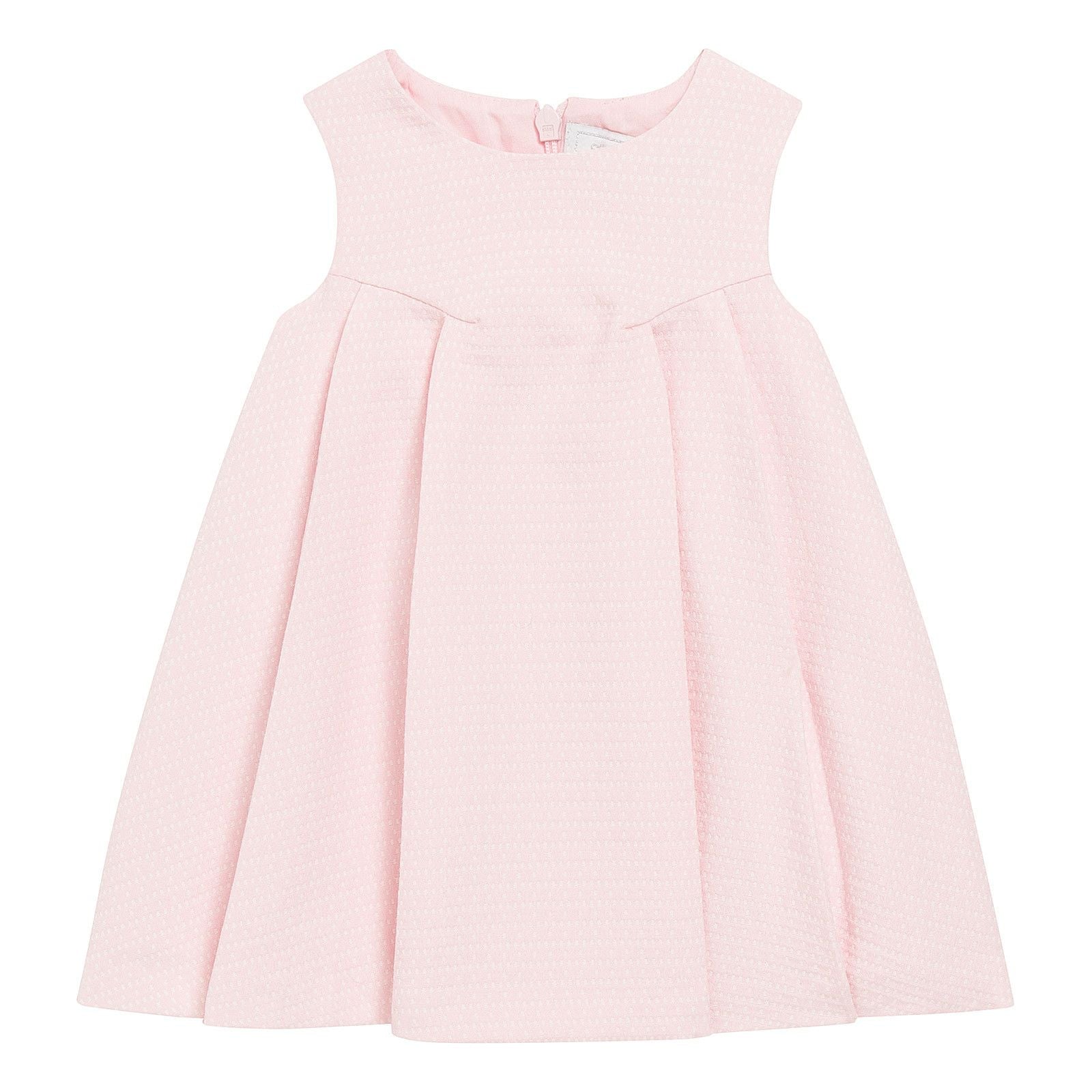 Baby Girls Light Pink High Waist Sleeveless Dress - CÉMAROSE | Children's Fashion Store