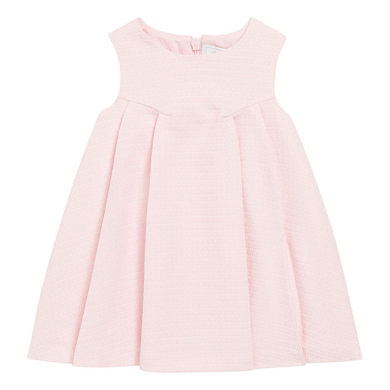 Baby Girls Light Pink High Waist Sleeveless Dress - CÉMAROSE | Children's Fashion Store