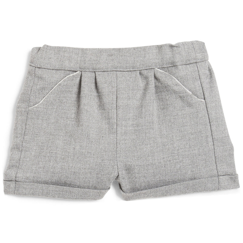 Baby Girls Dark Grey Short - CÉMAROSE | Children's Fashion Store - 1