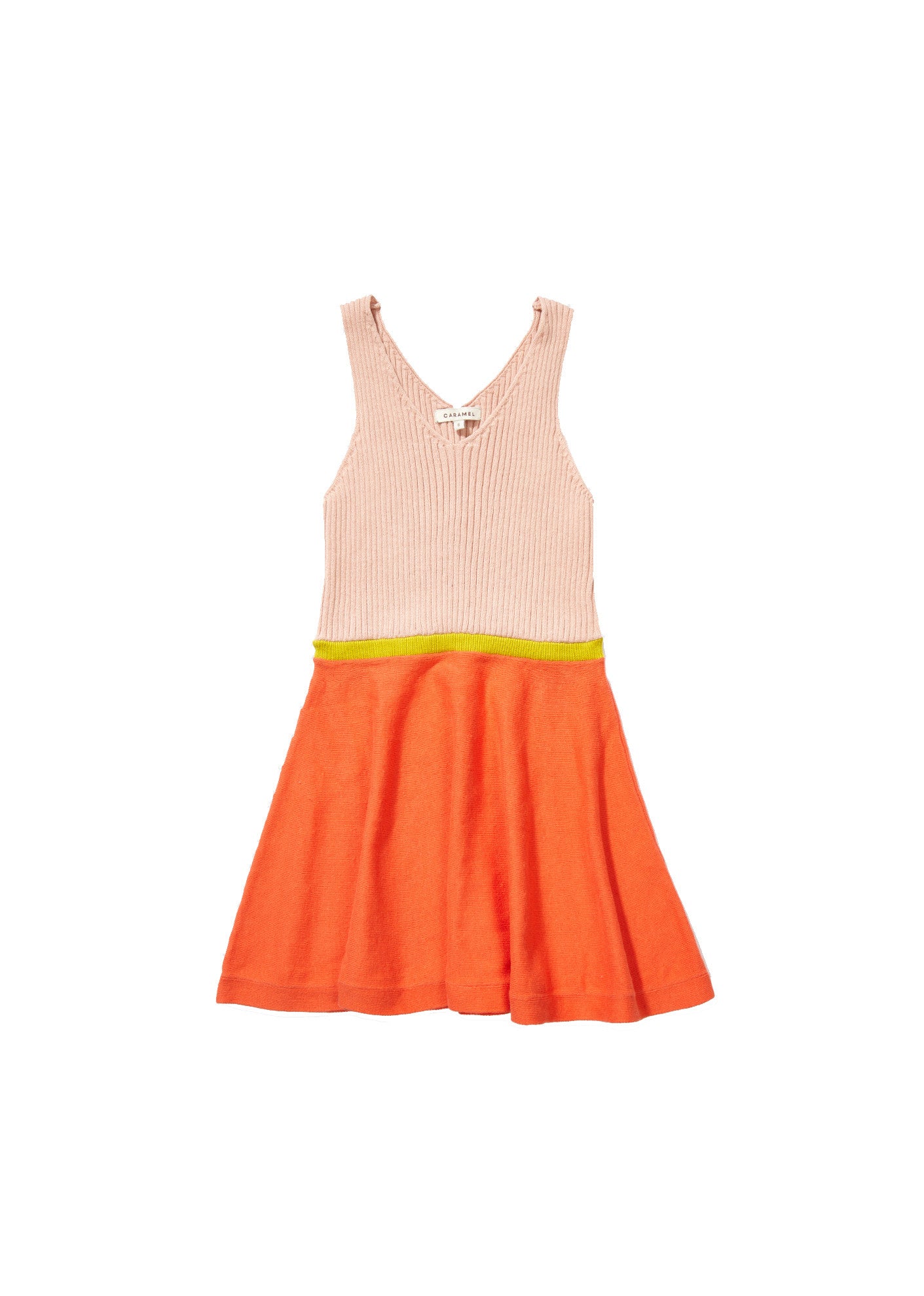 Girls Multicolor Knitted Dress