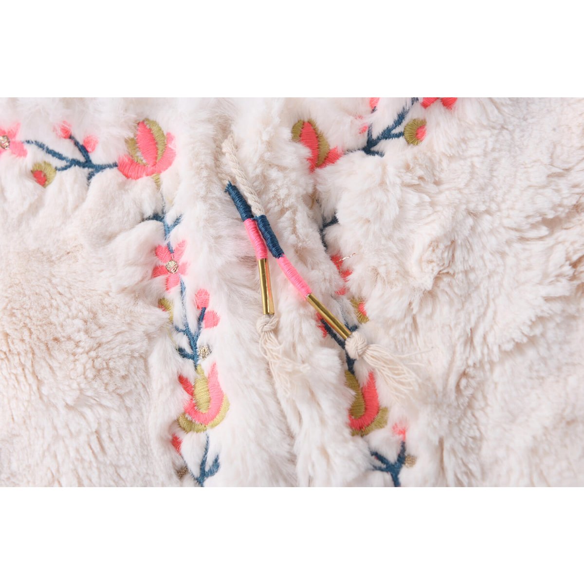 Girls Cream Gilet