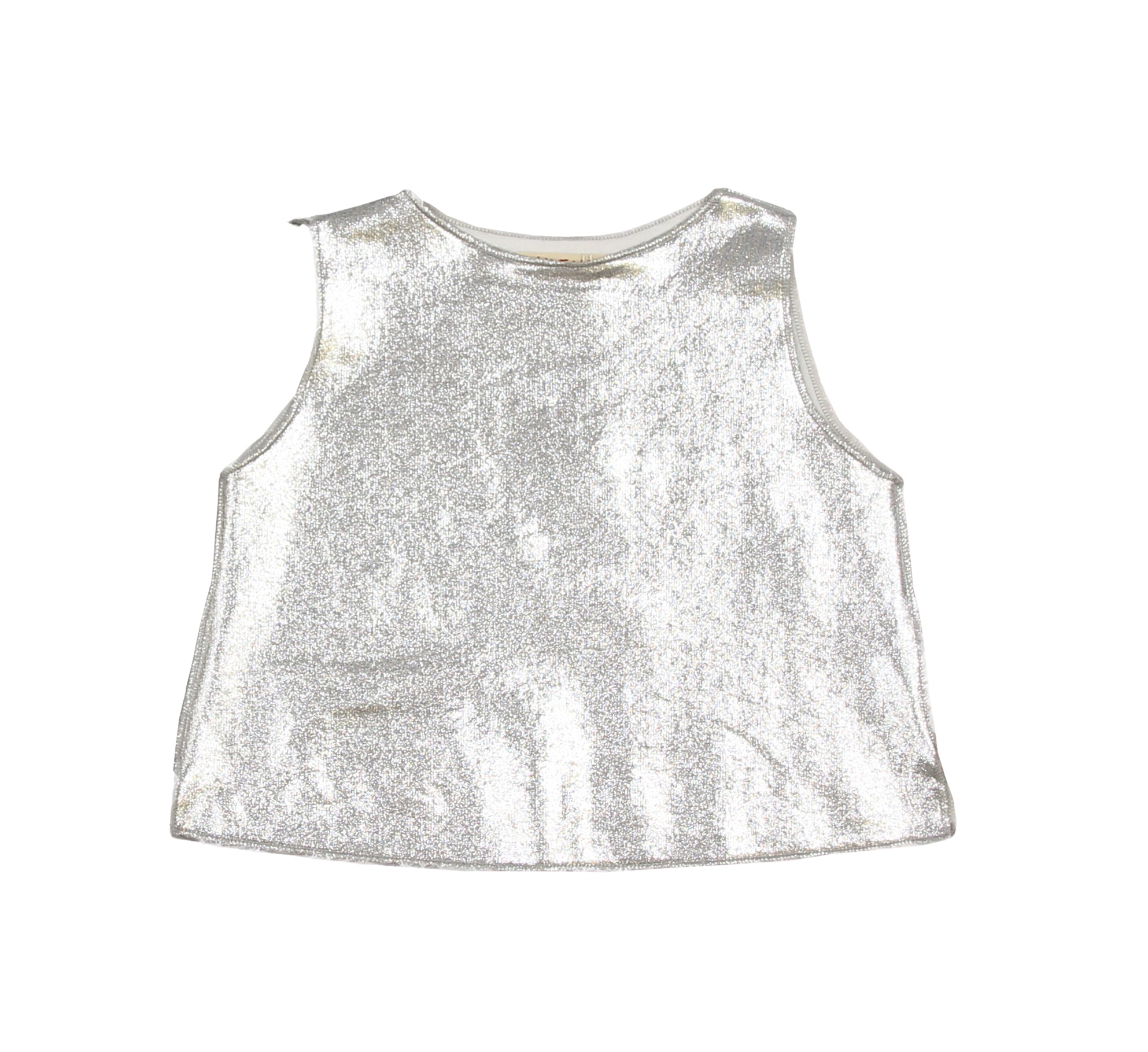 Girls Silver Vest