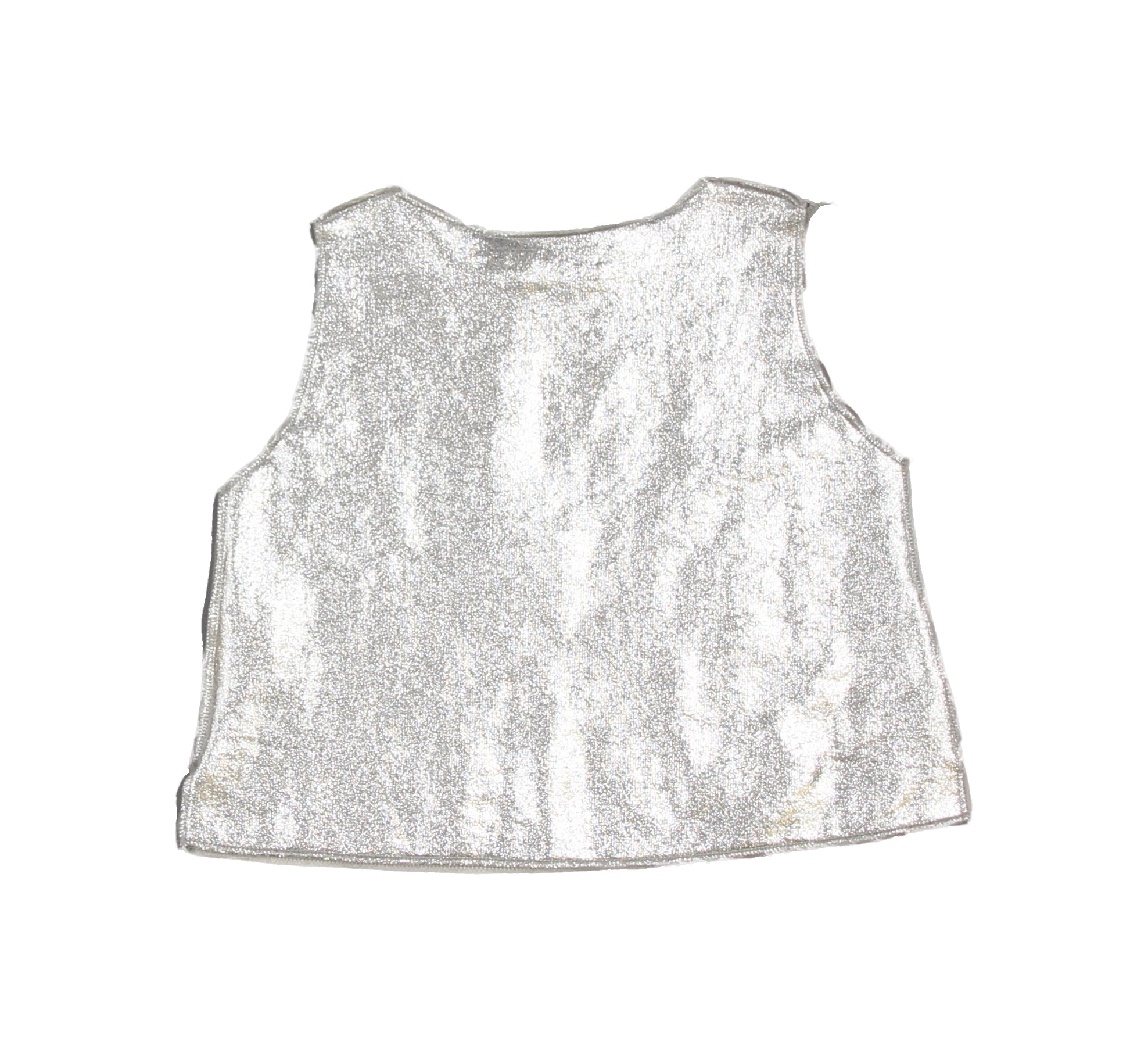 Girls Silver Vest