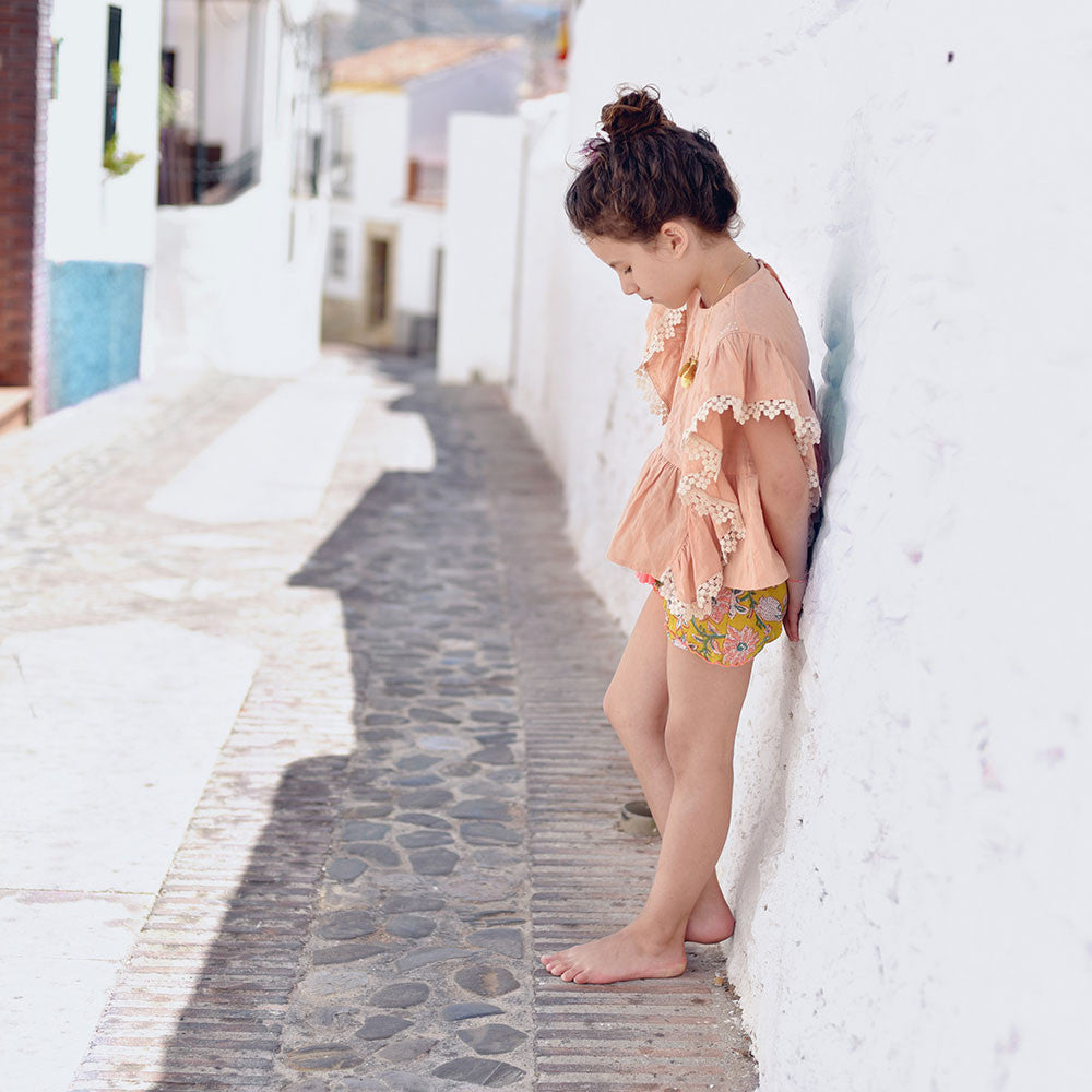 Girls Pink 'Ines' Top