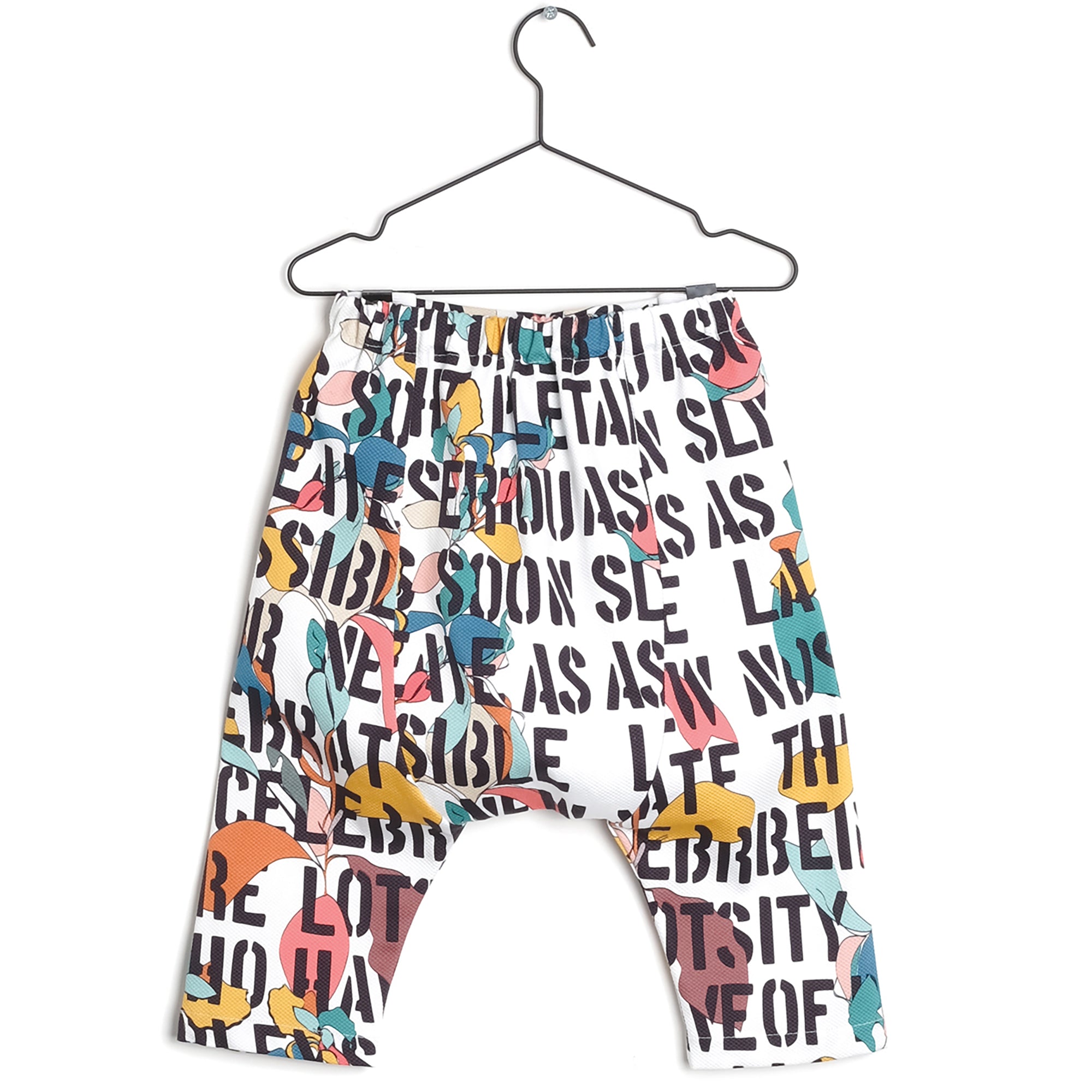 Girls Multicolour Printed Cotton Trousers