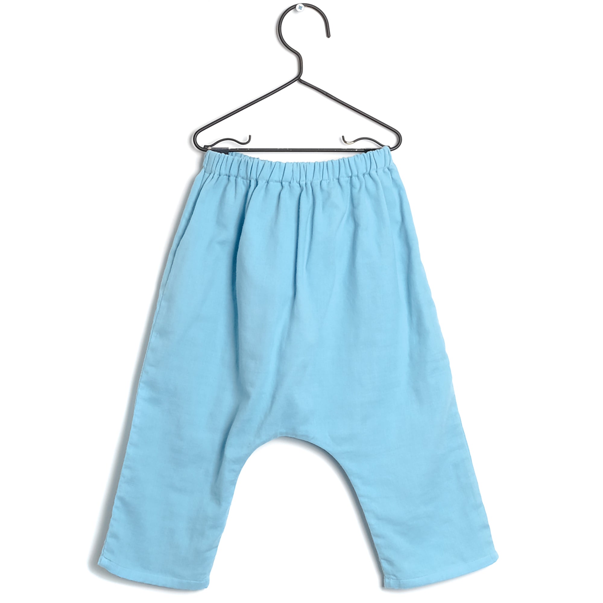 Baby Blue Cotton Trousers