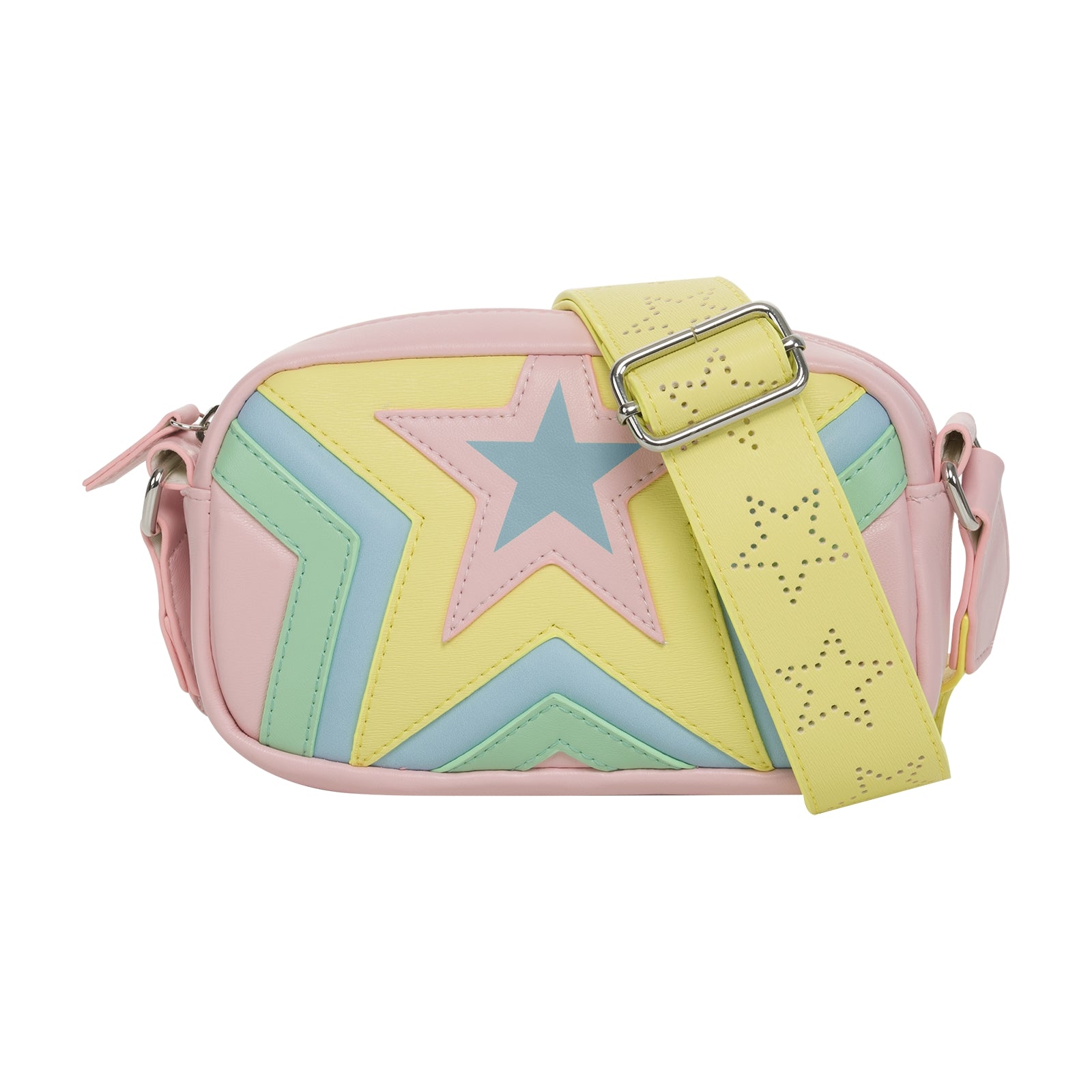 Girls Pink Star Shoulder Bag