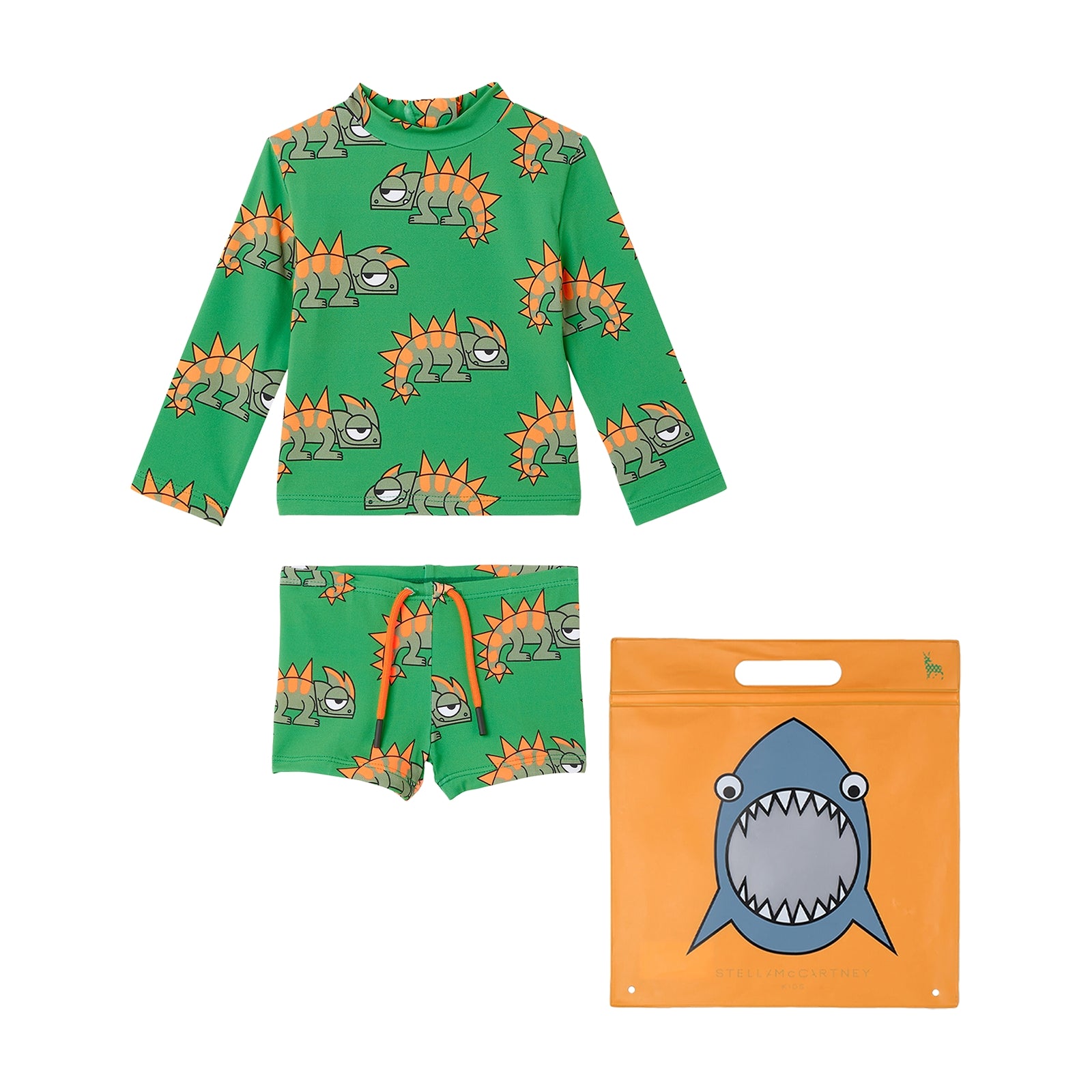 Baby Boys Green Swim Set