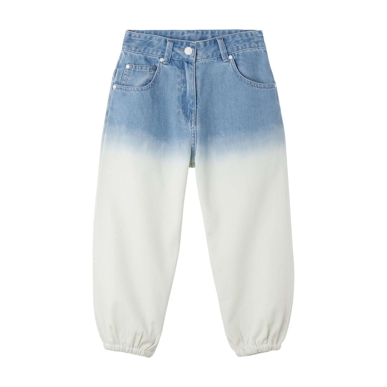 Girls Light Blue Denim Trousers