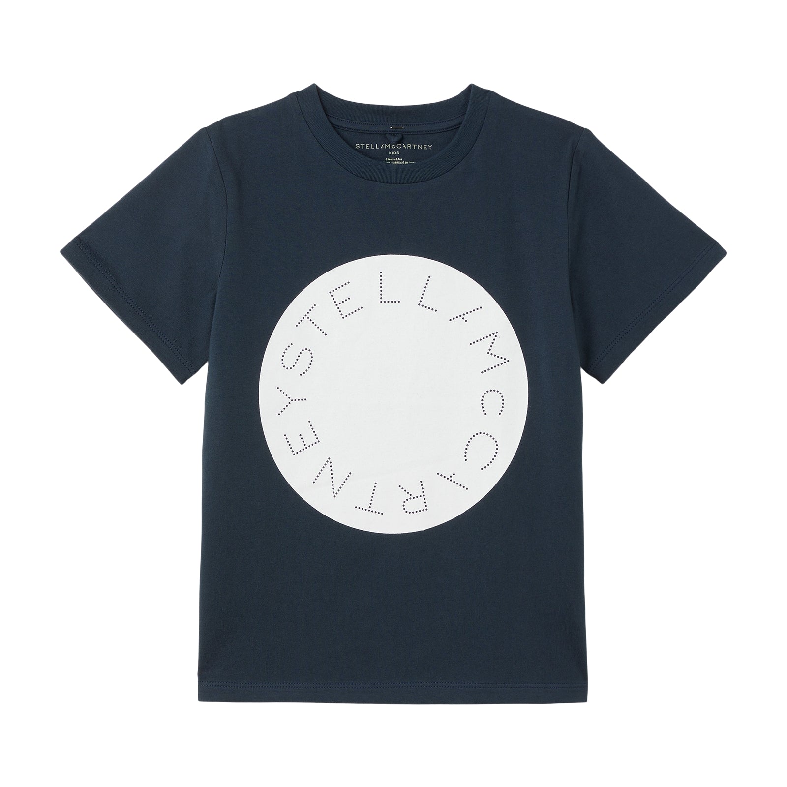 Boys Blue Logo Cotton T-Shirt