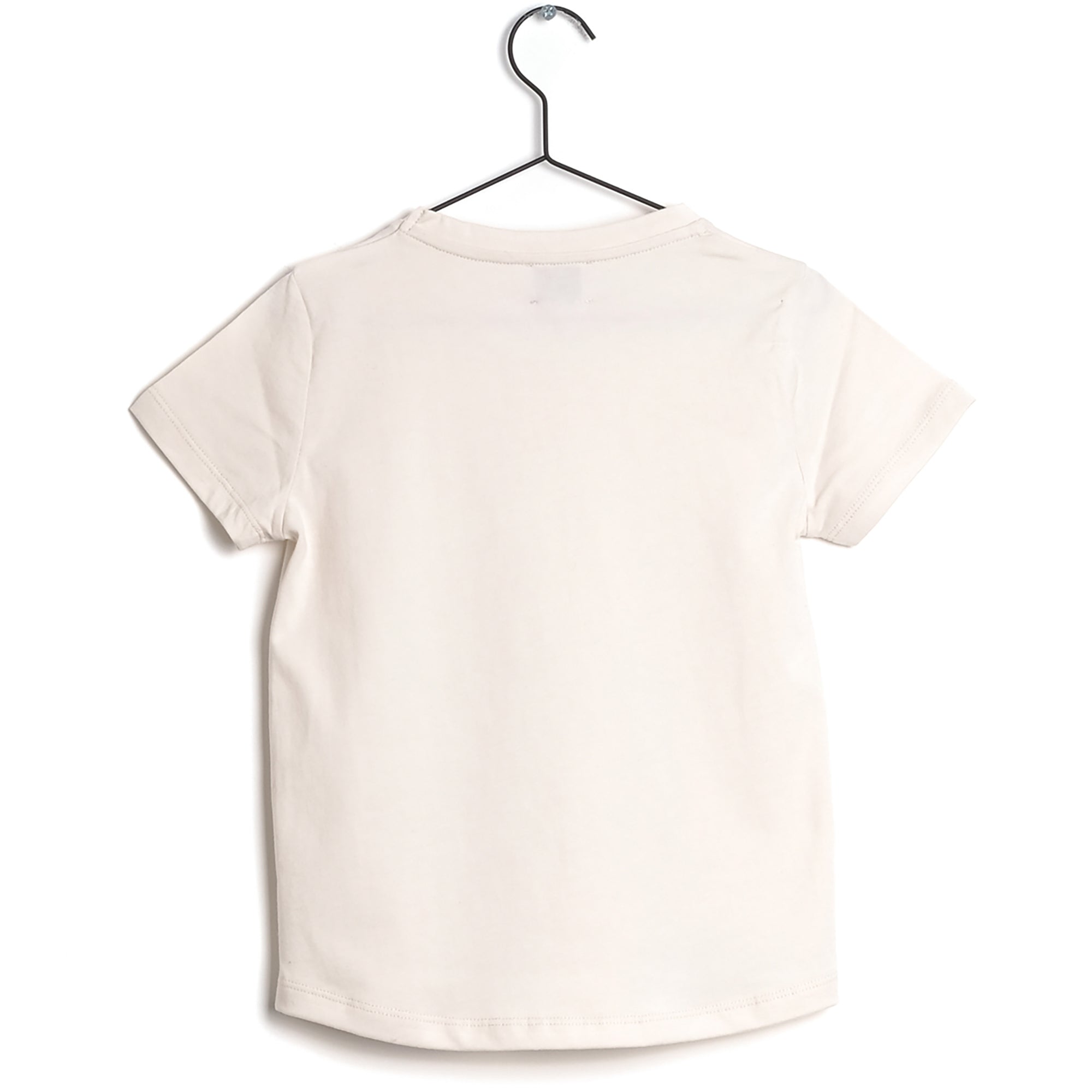 Girls White Cotton T-shirt