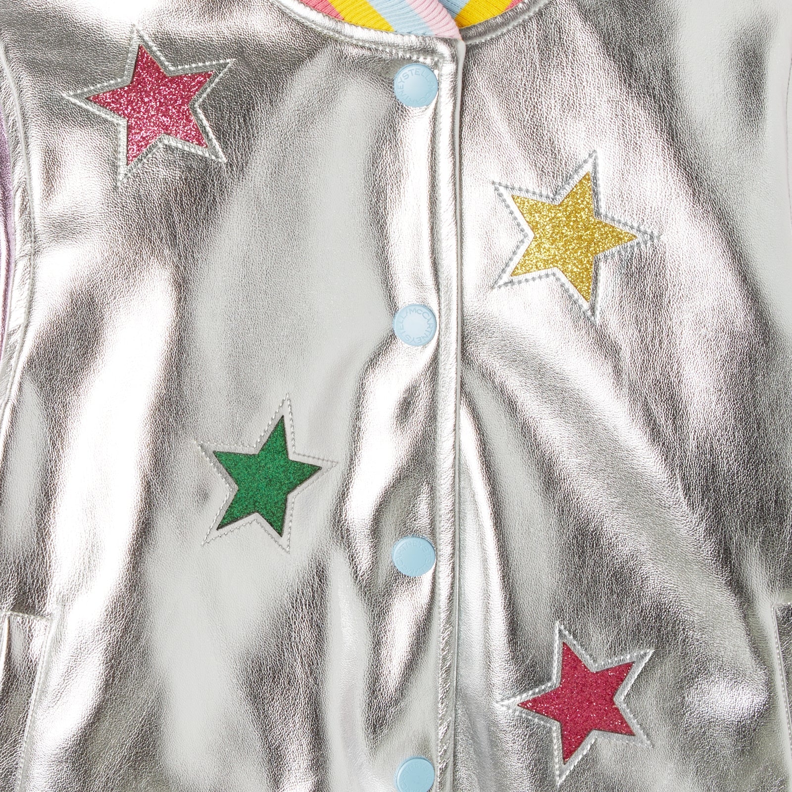 Girls Silver Star Jacket