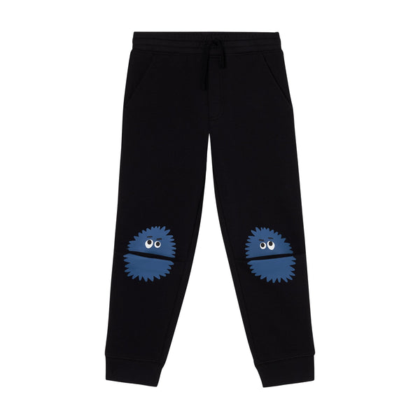 Boys Black Cotton Trousers