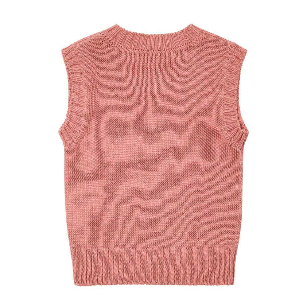 Boys & Girls Pink Cotton Vest