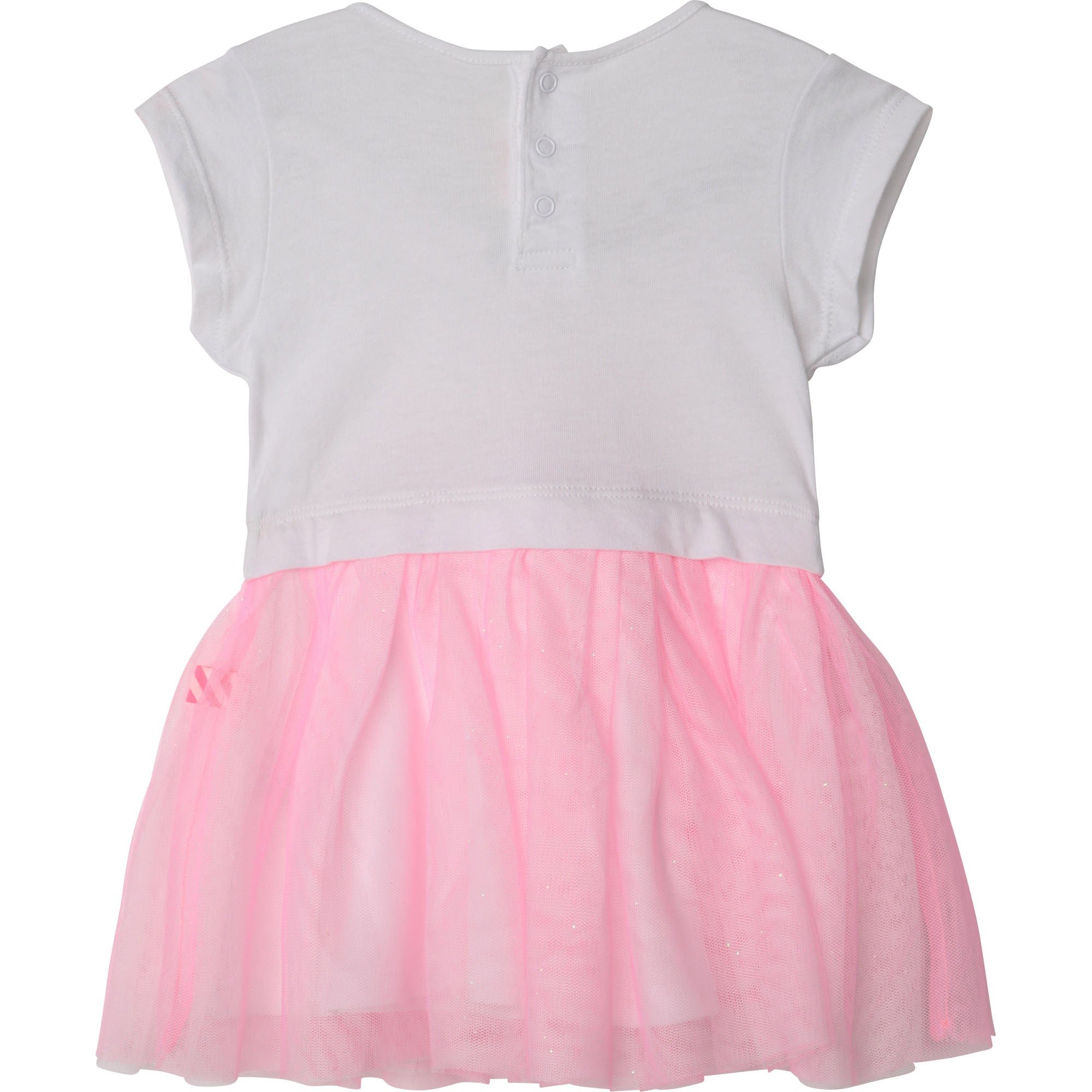 Baby Girls White & Pink Dress