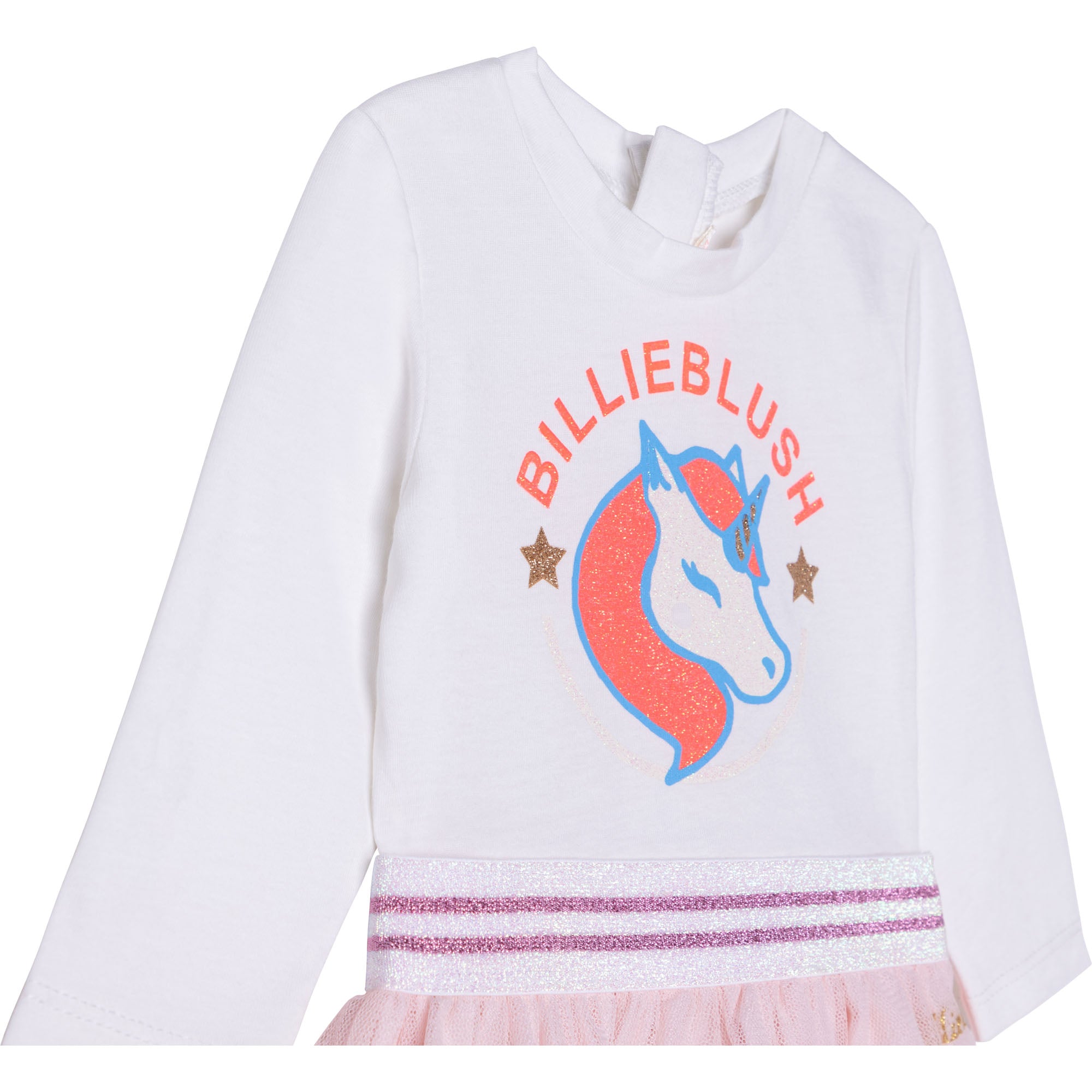 Baby Girls White Pattern Dress