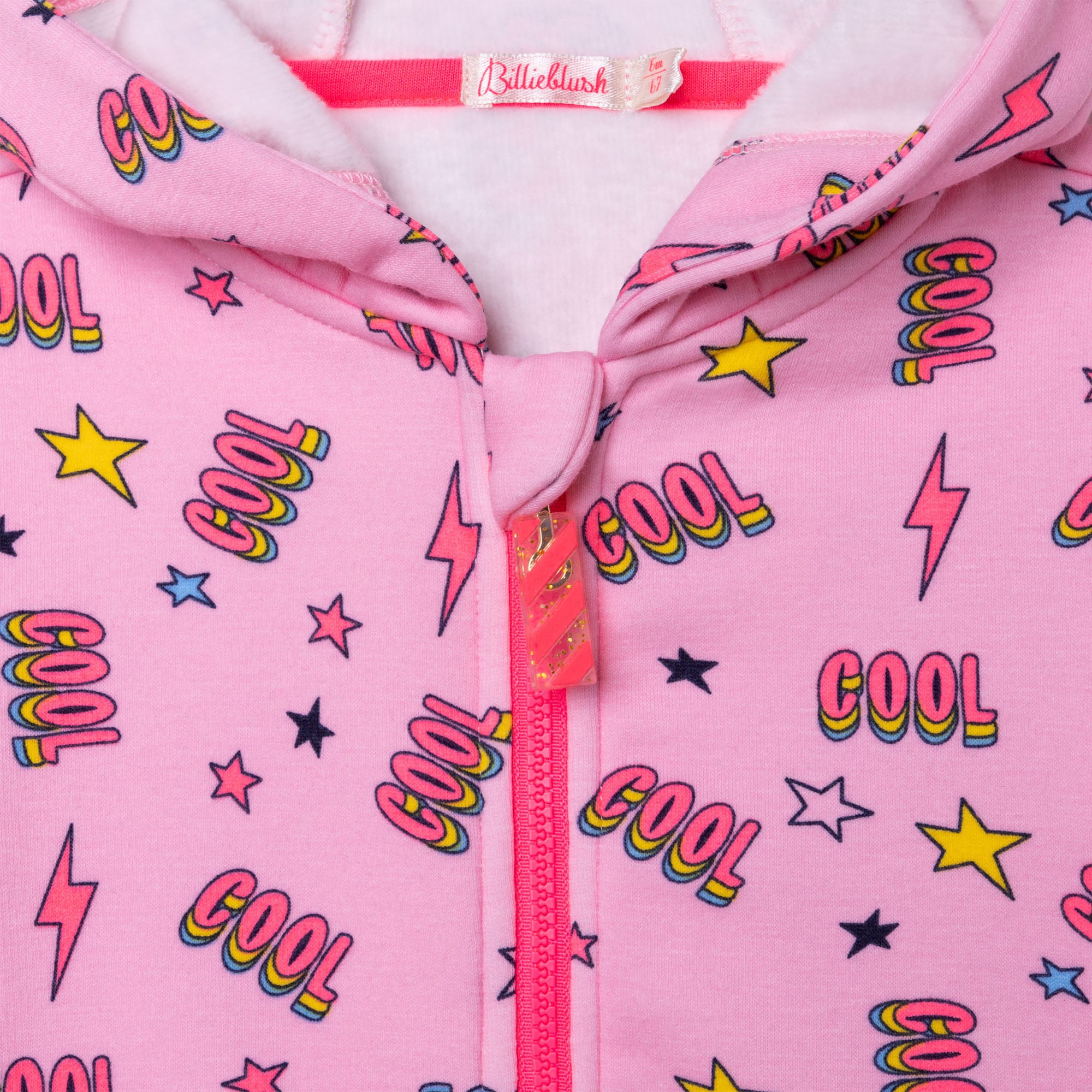 Baby Girls Pink Printing Cardigan