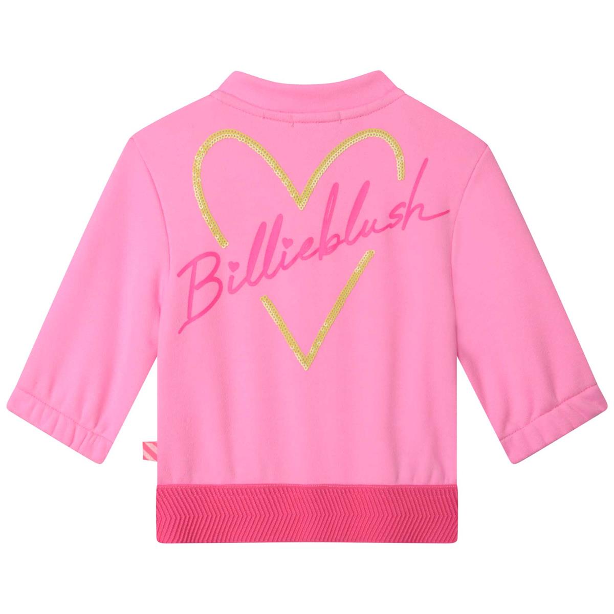 Baby Girls Pink Zip-Up Top