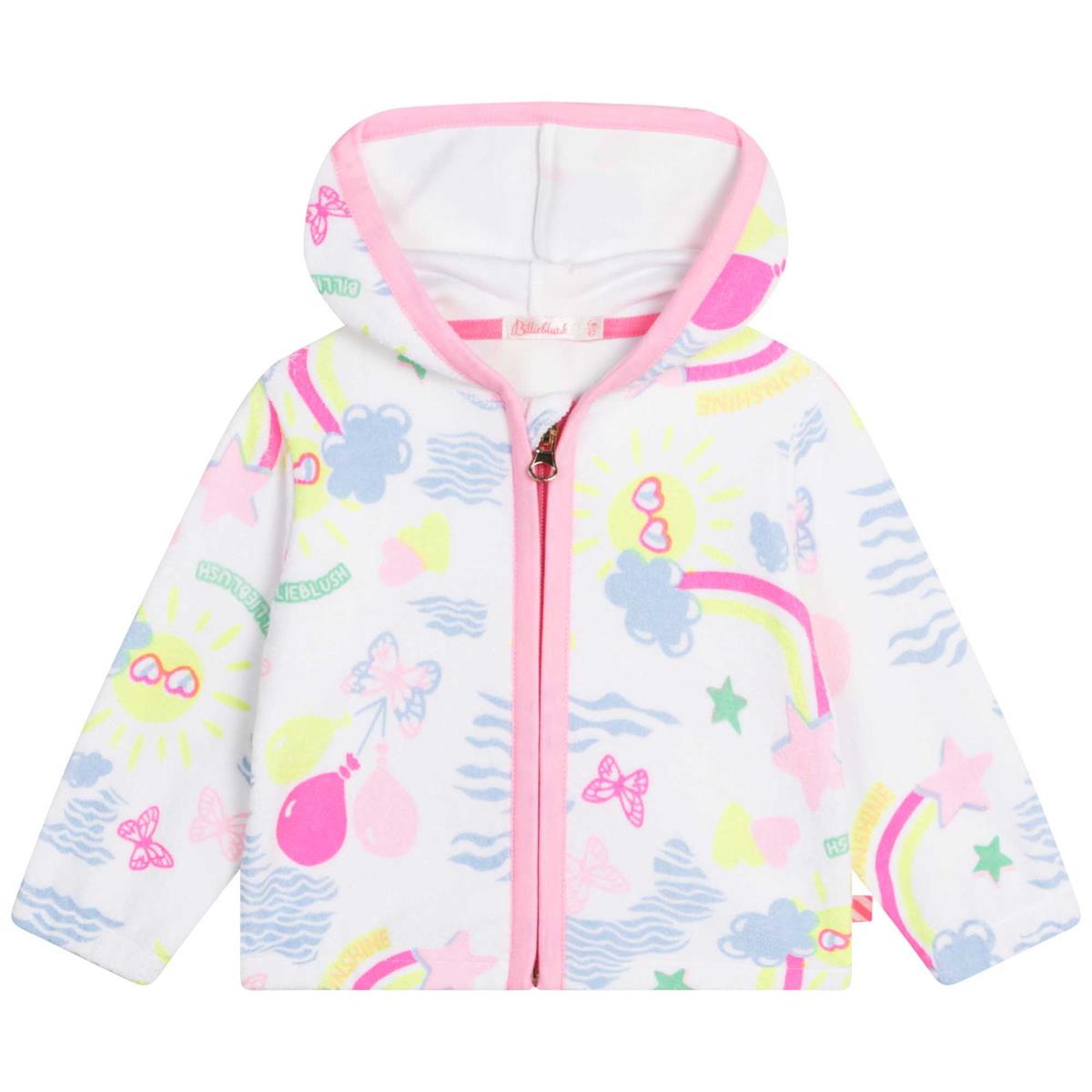 Baby Girls Multicolor Zip-Up Top