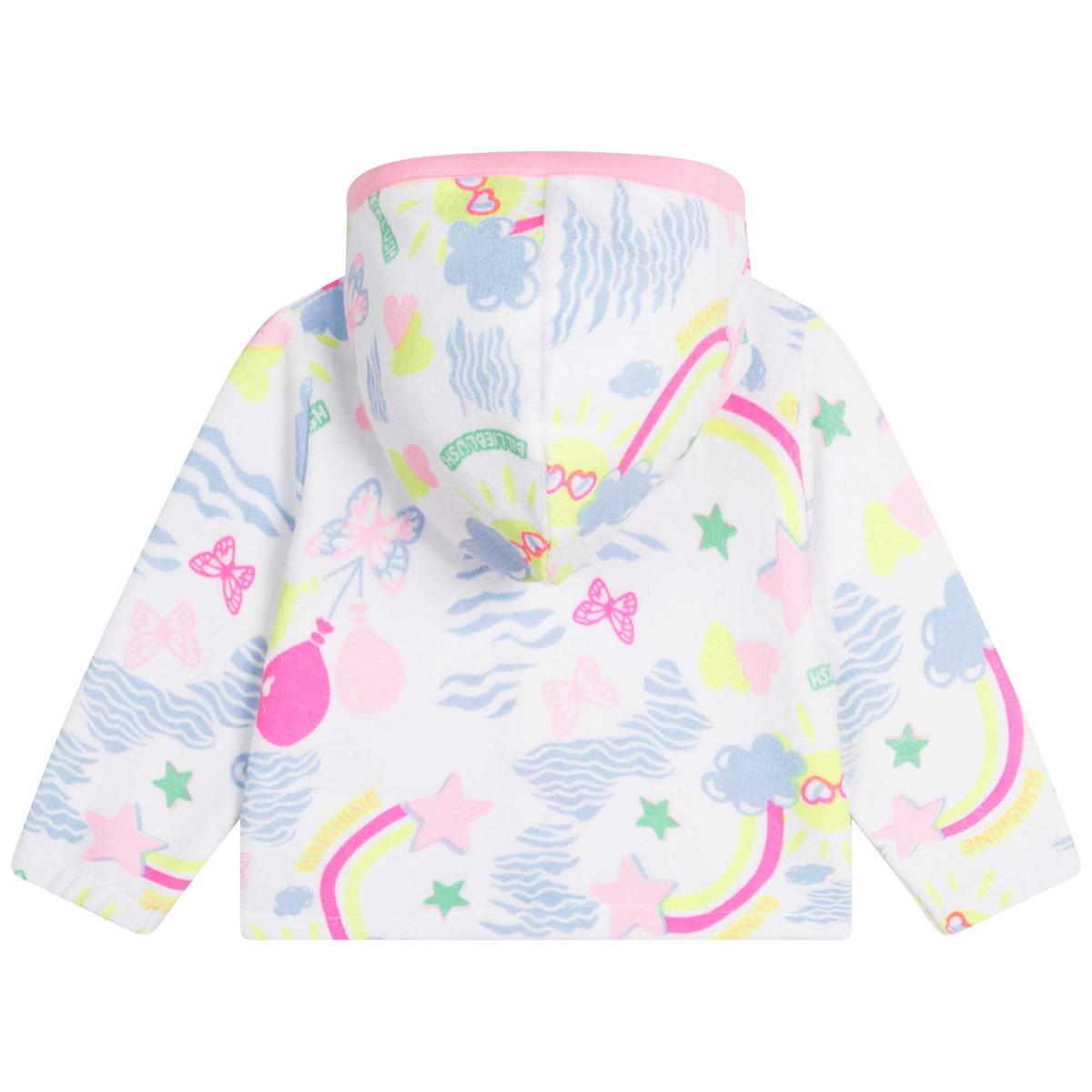 Baby Girls Multicolor Zip-Up Top