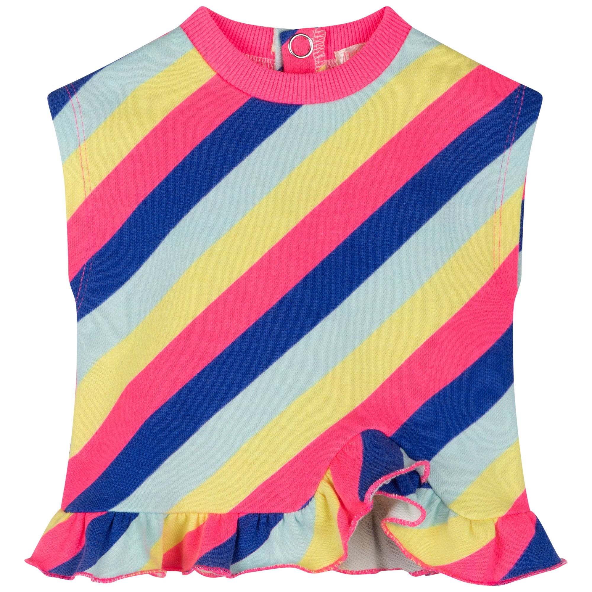 Baby Girls Multicolor Stripe Cotton Set