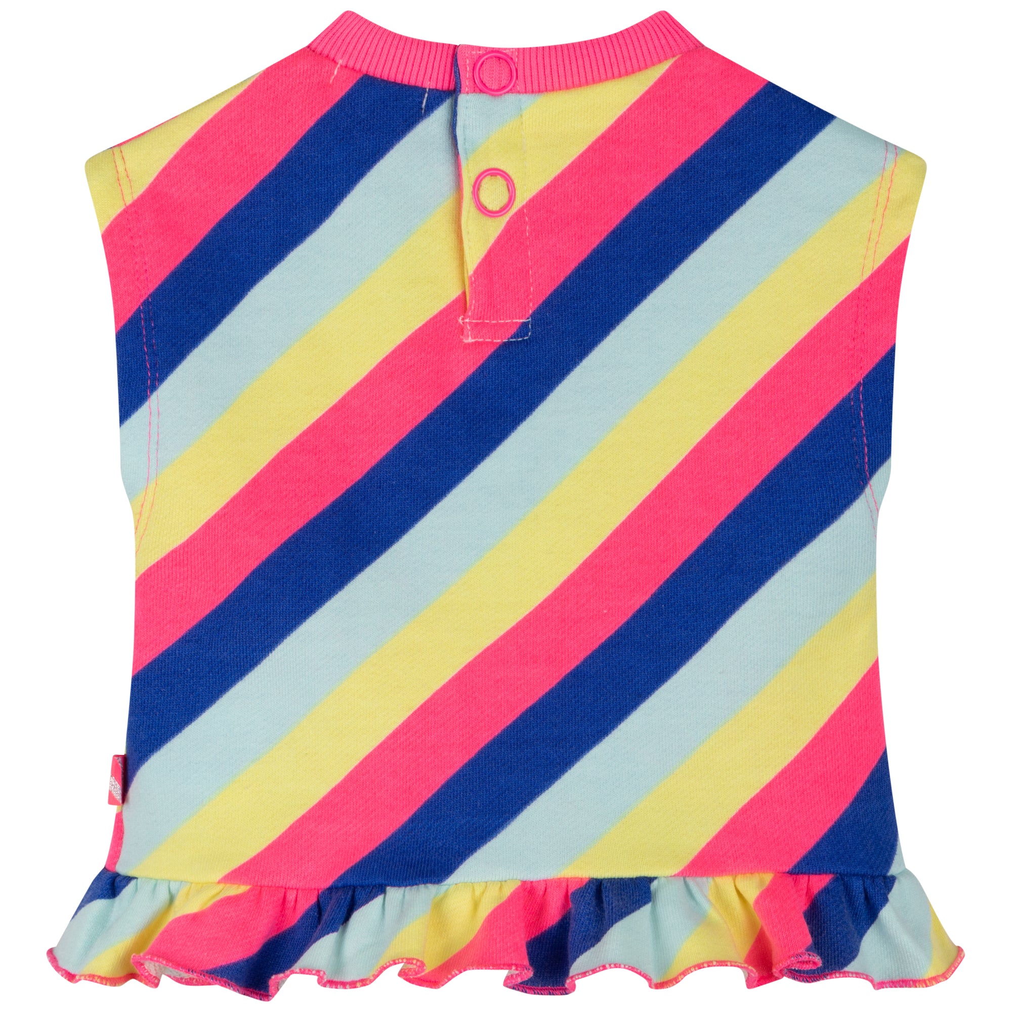 Baby Girls Multicolor Stripe Cotton Set