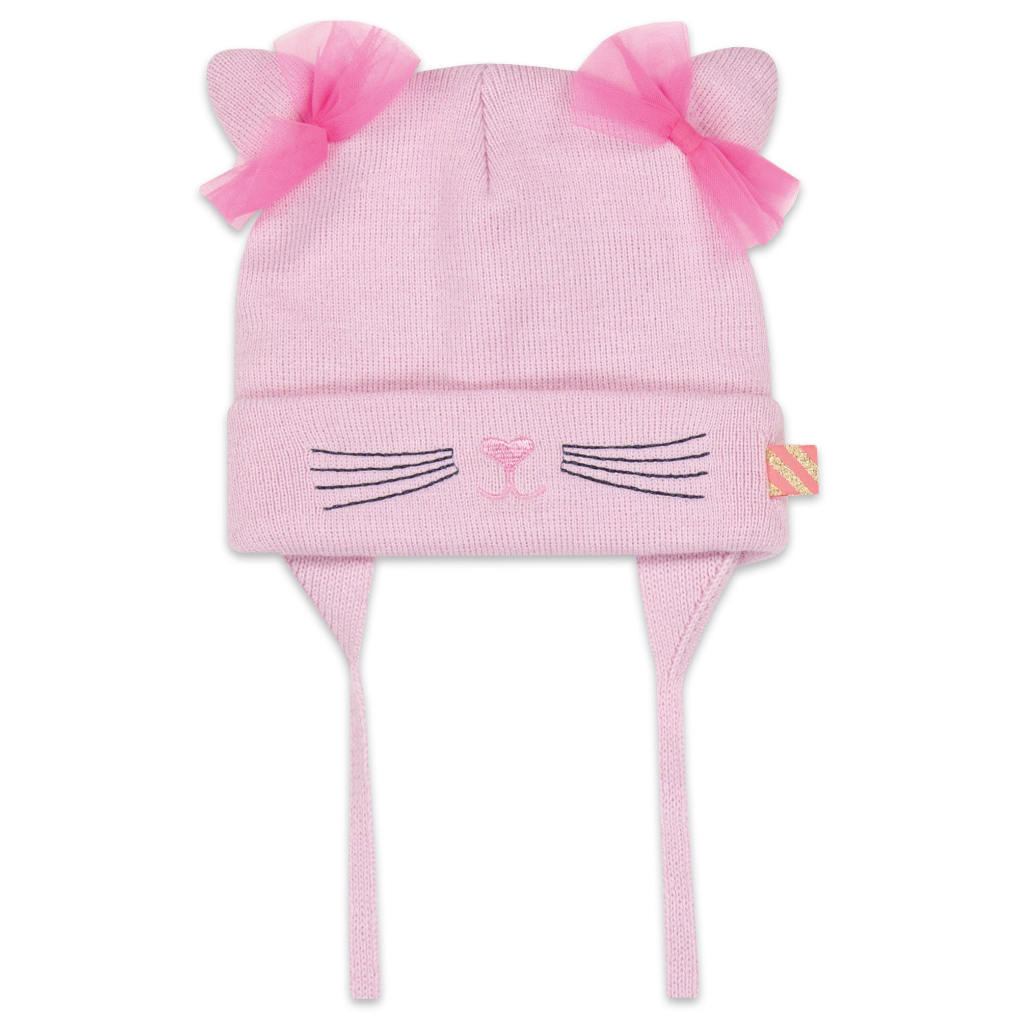 Girls Pink Hat & Scarf Set
