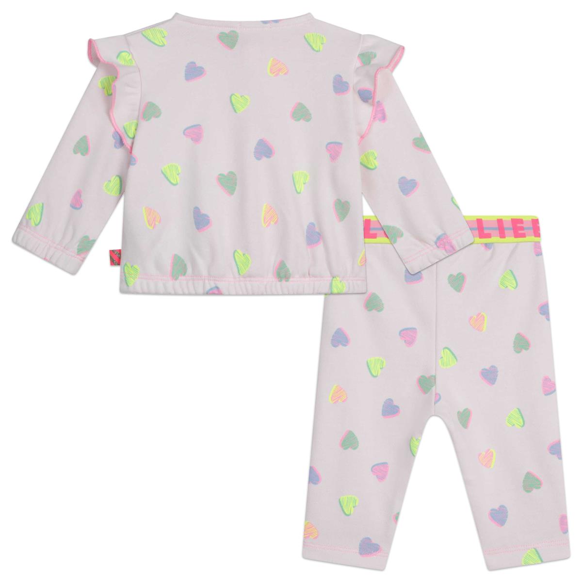 Baby Girls Light Pink Heart Set