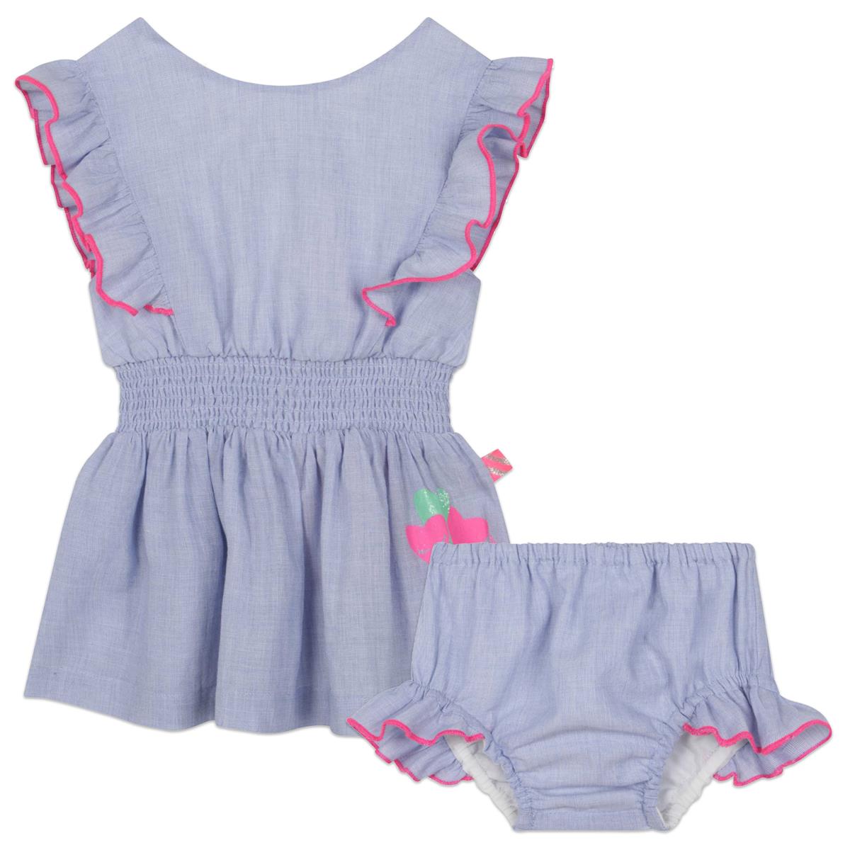 Baby Girls Blue Dress Set
