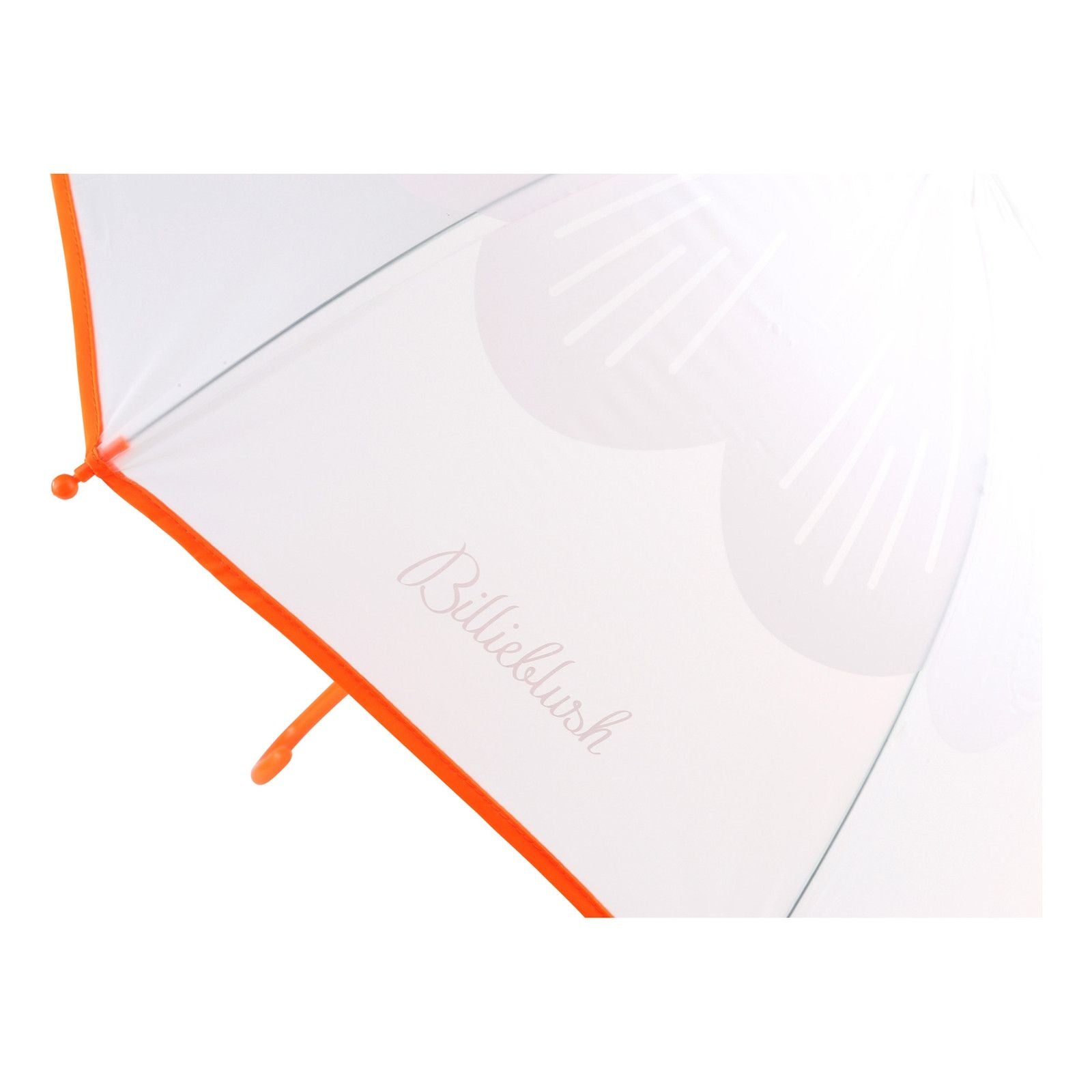 Girls Orange Transparent Umbrella - CÉMAROSE | Children's Fashion Store - 2