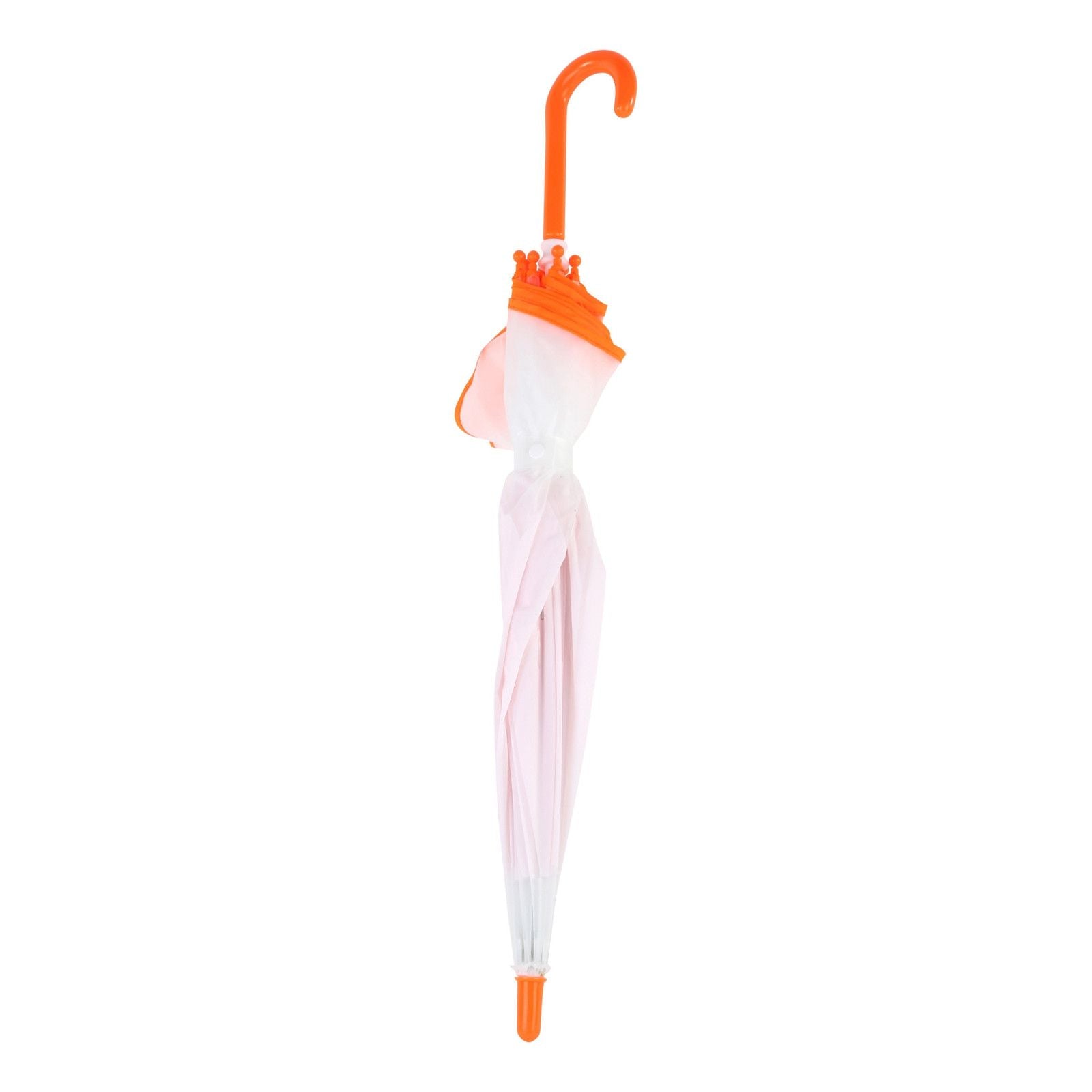 Girls Orange Transparent Umbrella - CÉMAROSE | Children's Fashion Store - 3