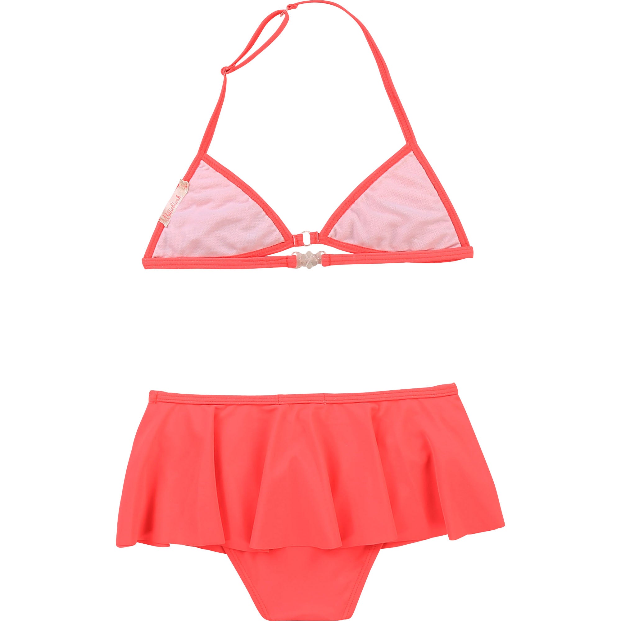 Girls Neon Pink Swimsuit