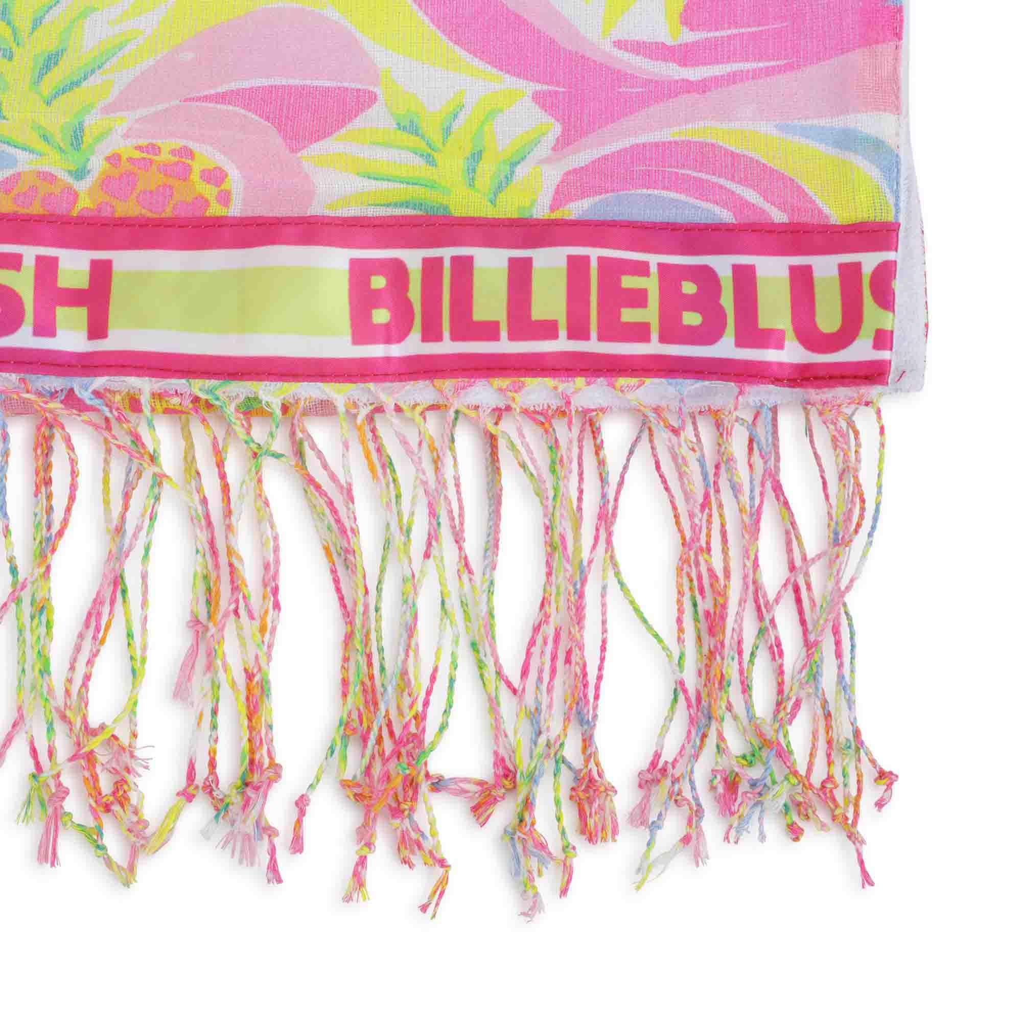 Girls Multicolor Tassel  Bech Scarf