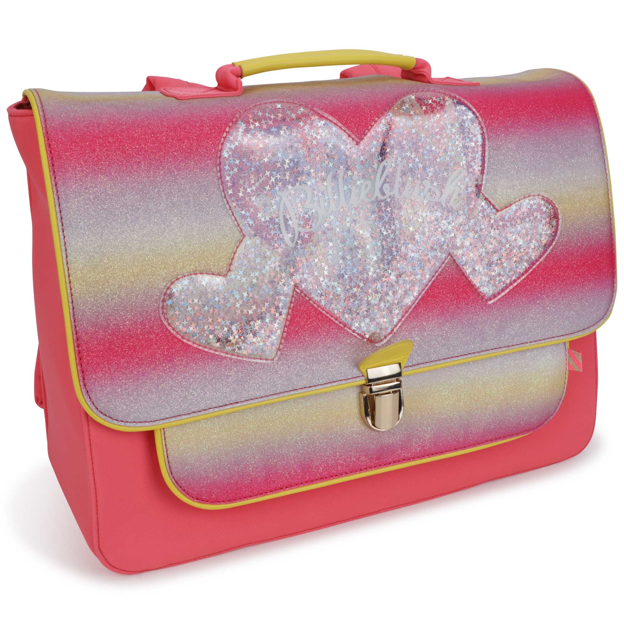 Girls Pink Glitter Backpack