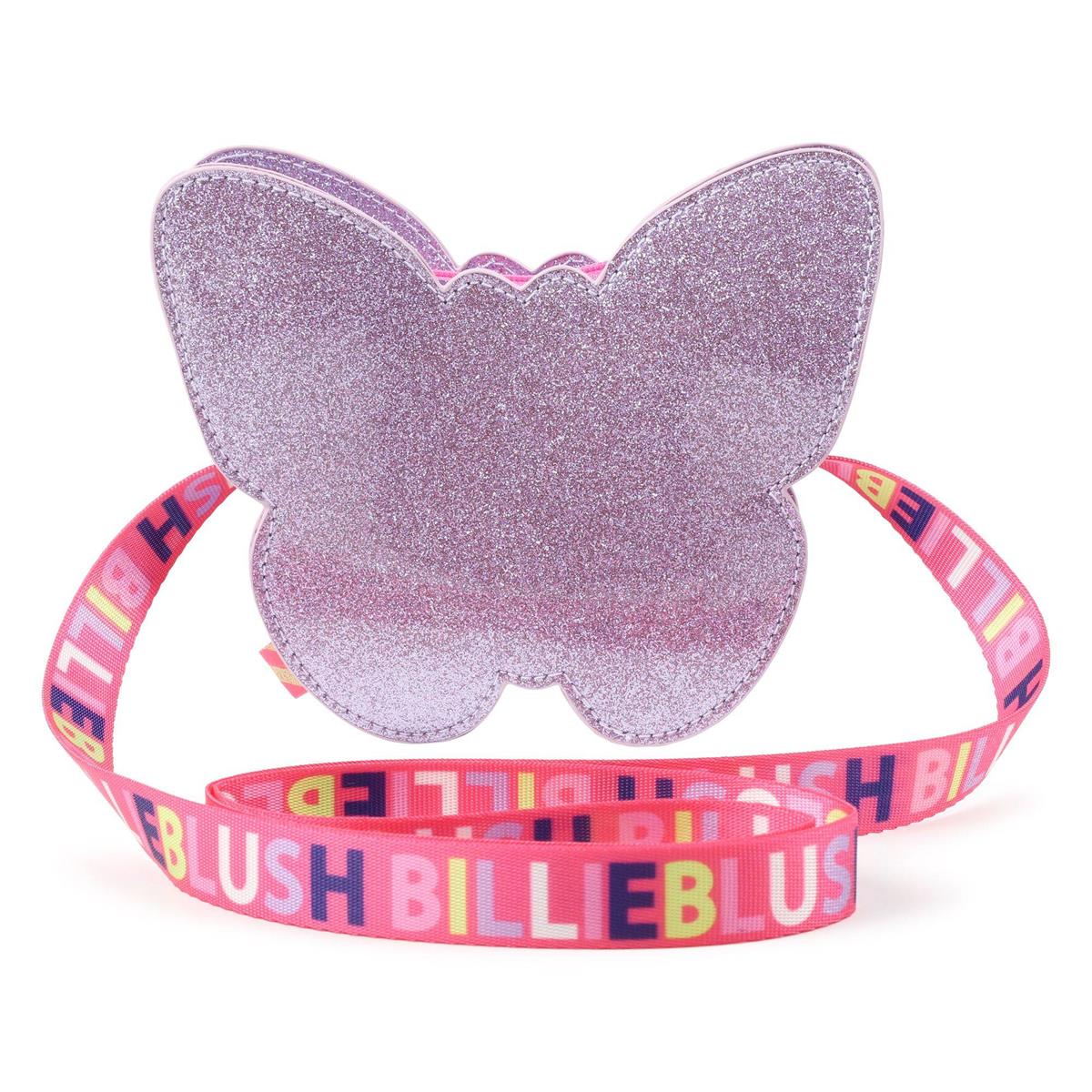 Girls Violet Butterfly Shoulder Bag(13x16x4cm)
