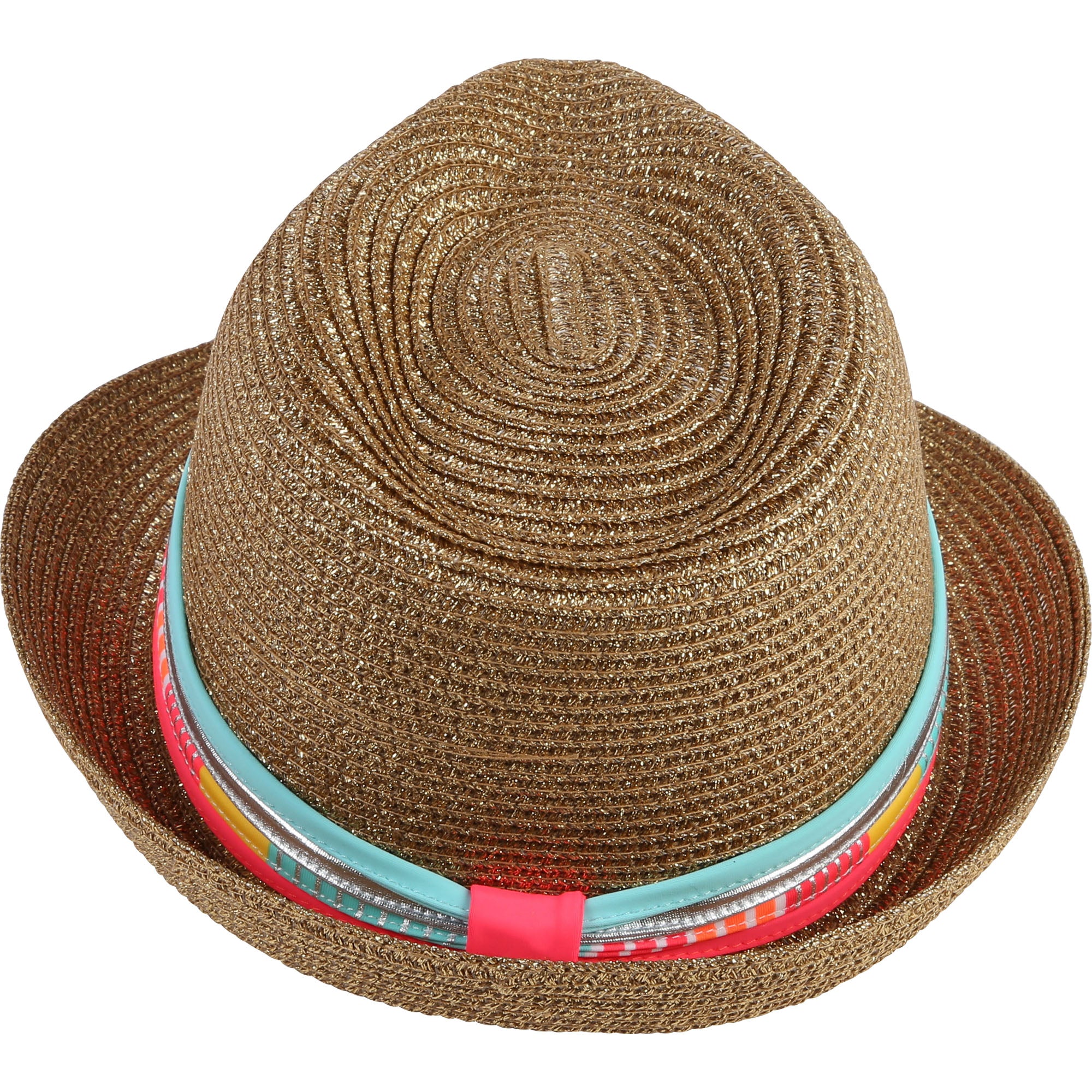 Girls Sun Hat With Chromatic Rope