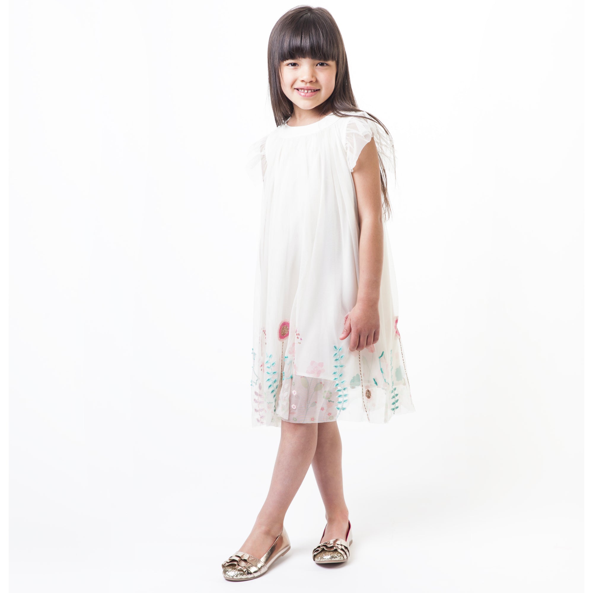 Girls Rice Flowers Dress