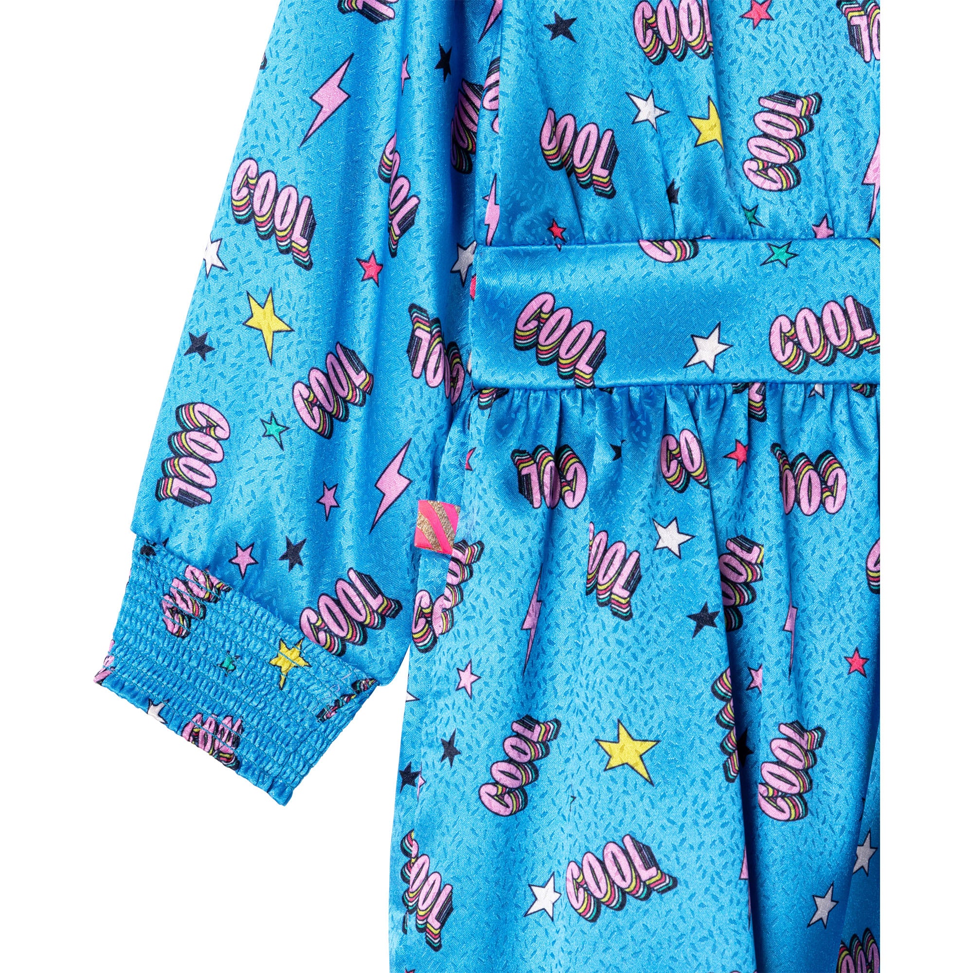 Girls Blue Printing Dress