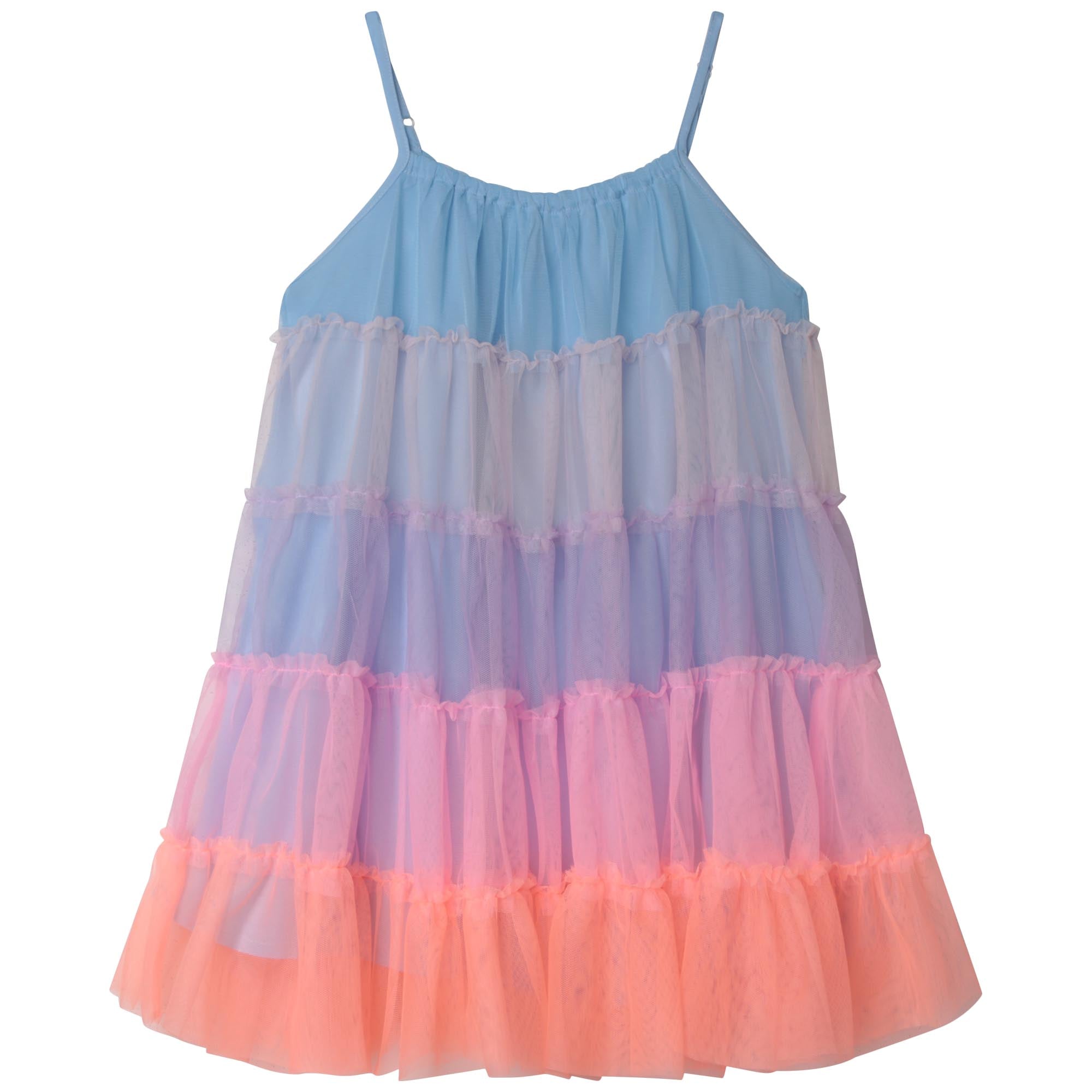 Girls Multicolor Tulle Dress