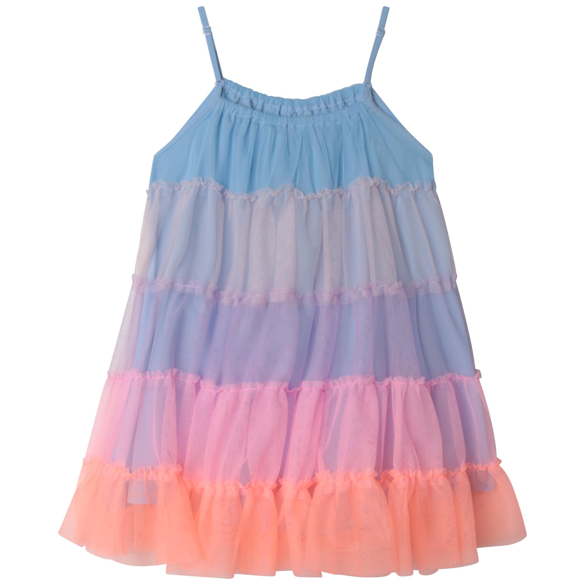 Girls Multicolor Tulle Dress