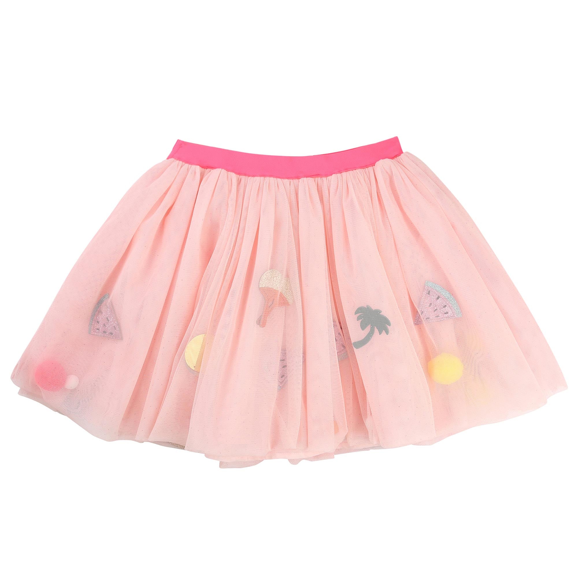 Girls Pink Tulle Skirt