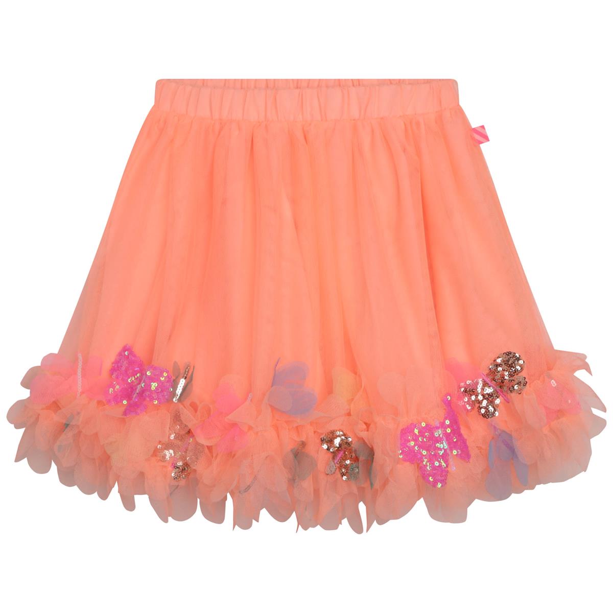 Girls Pink Cyan Skirt