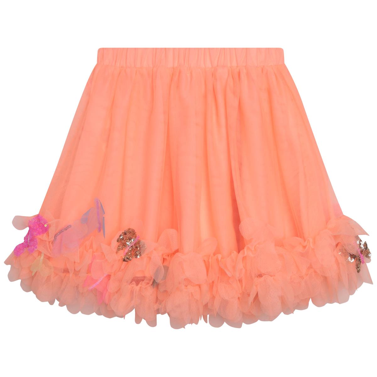 Girls Pink Cyan Skirt