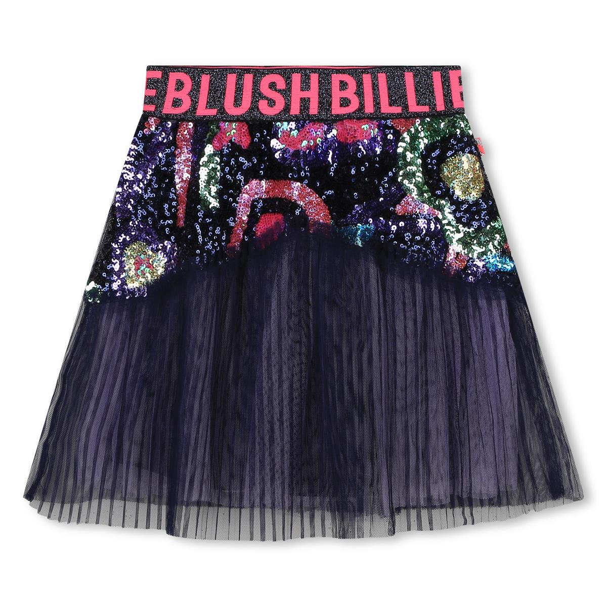 Girls Blue Sequin Skirt
