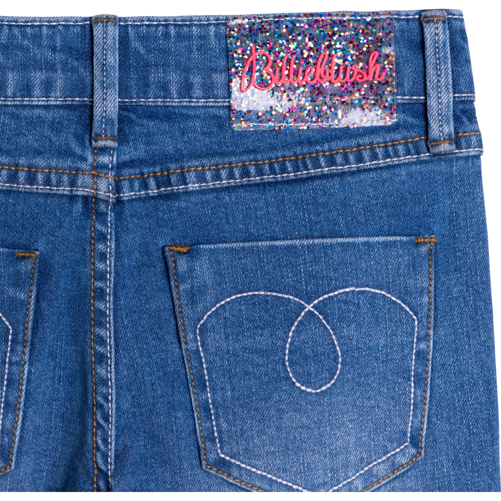 Girls Blue Denim Trousers