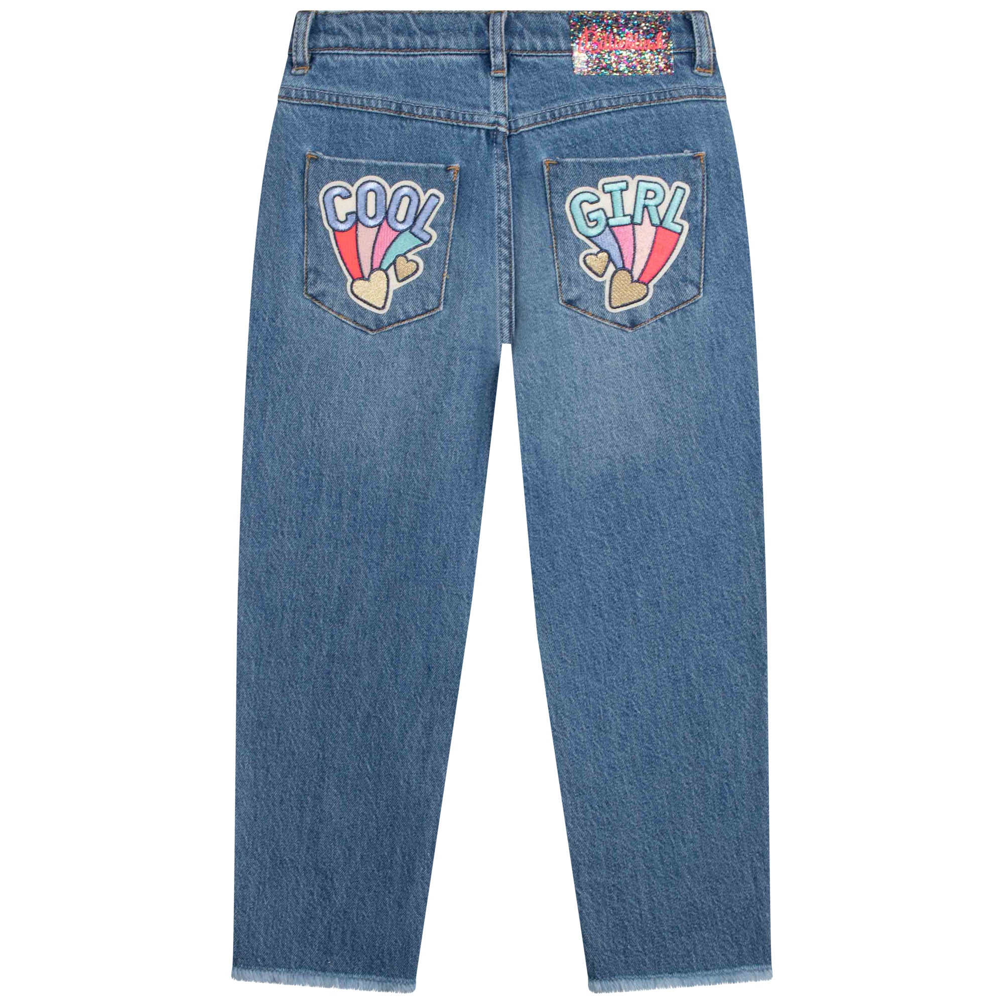 Girls Blue Denim Trousers