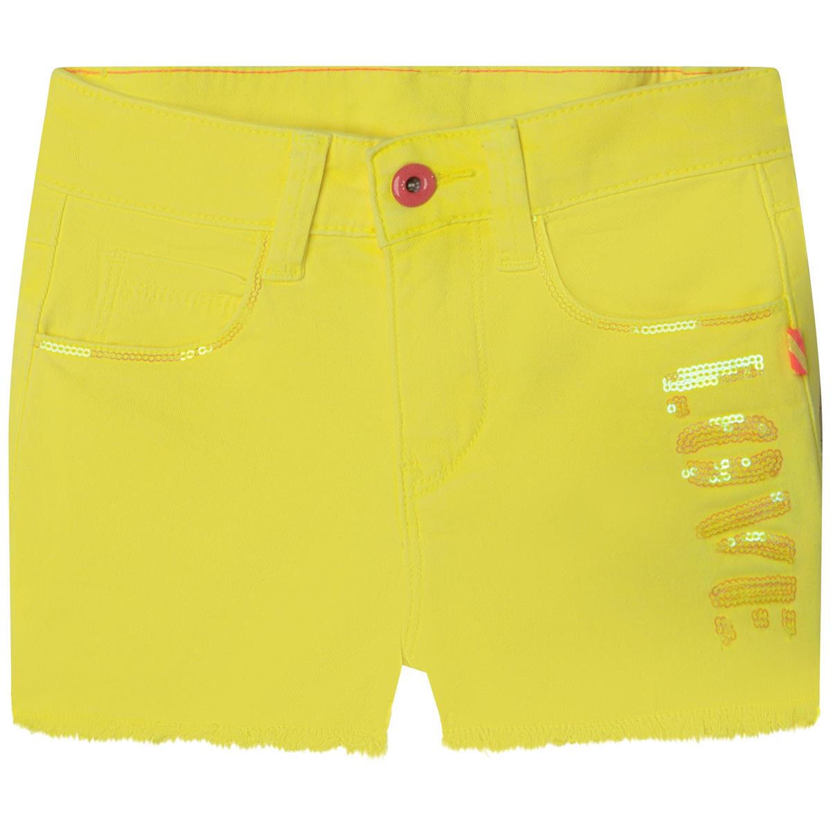 Girls Yellow Shorts