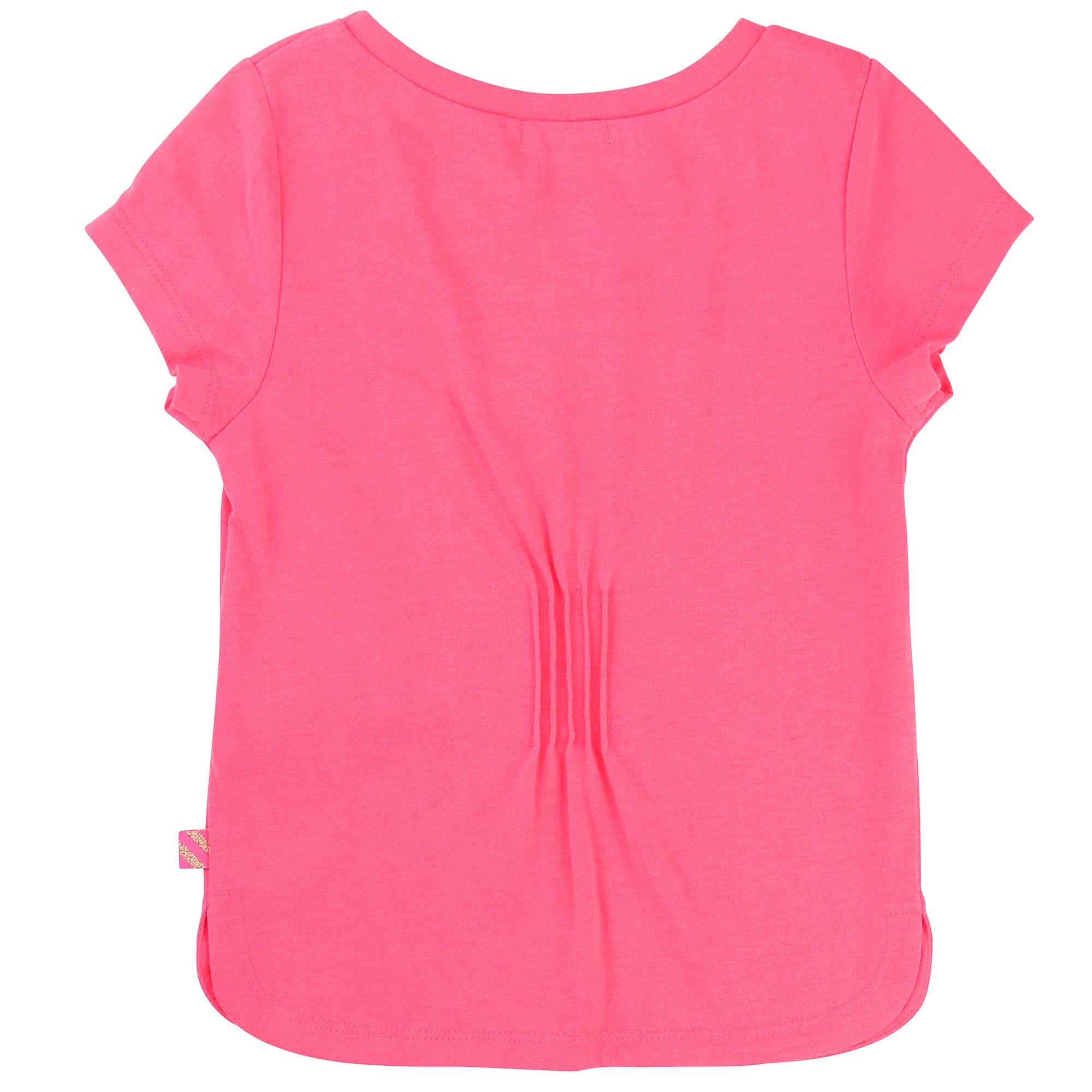 Girls Dark Pink Leopard T- Shirt