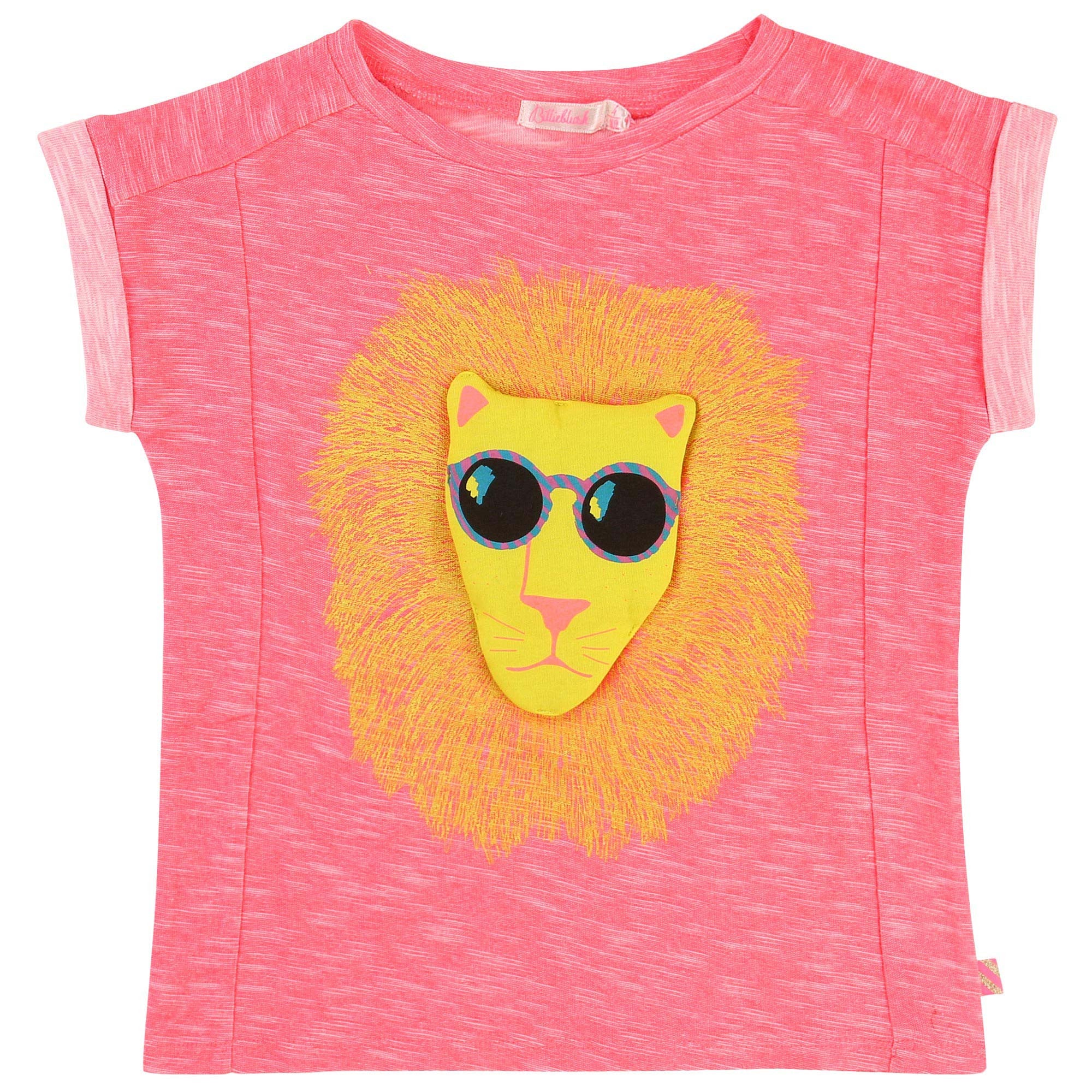 Girls Pink Lion T-Shirt